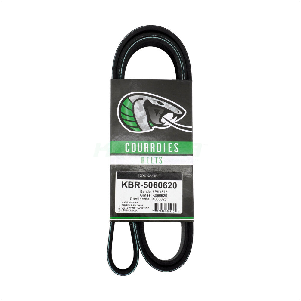 Kobra KBR-5060620 Serpentine Belt for 1981-2023 Kia Carnival, Ford Fusion, Audi A4 - Main Drive, Alternator and Power Steering, Air Conditioning and Air Pump