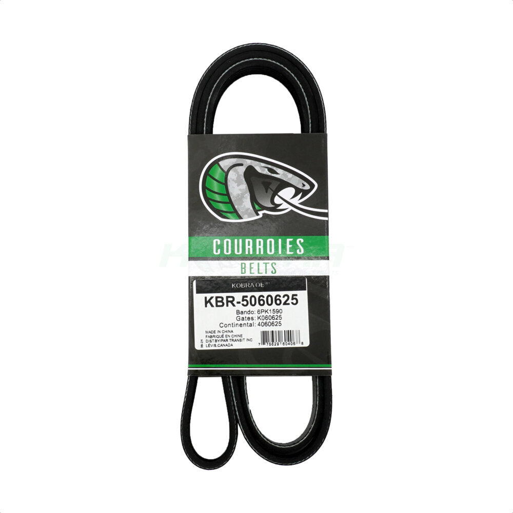 Kobra KBR-5060625 Serpentine Belt for 1995-2025 Lexus LS500, Dodge Dart, Audi A5 - Main Drive