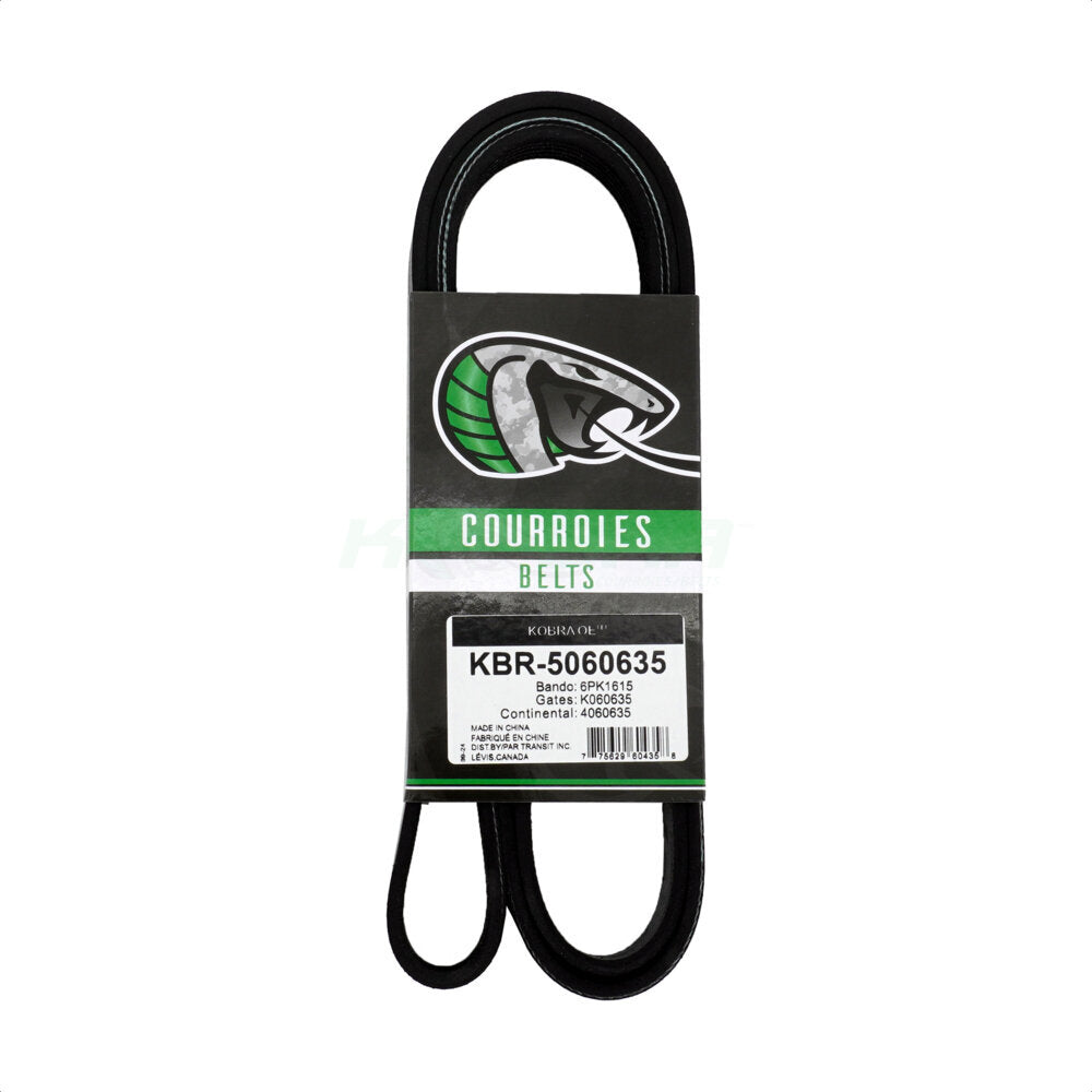 Kobra KBR-5060635 Serpentine Belt for 2003-2023 Kenworth T880, International LoneStar, International ProStar - Air Conditioning, Main Drive, Alternator and Air Conditioning