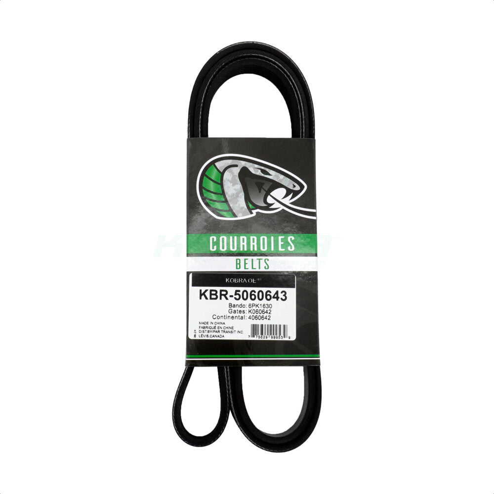 Kobra KBR-5060643 Serpentine Belt for 1991-2019 Chevrolet Equinox, GMC Terrain, Chevrolet Cruze - Main Drive, Fan, Alternator and Air Conditioning
