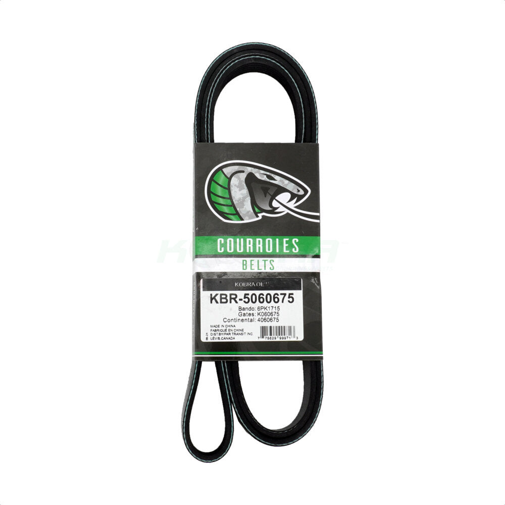 Kobra KBR-5060675 Serpentine Belt for 1988-2025 BMW X1, Mini Cooper Clubman, BMW 228i Gran Coupe - Main Drive, Alternator, Air Conditioning