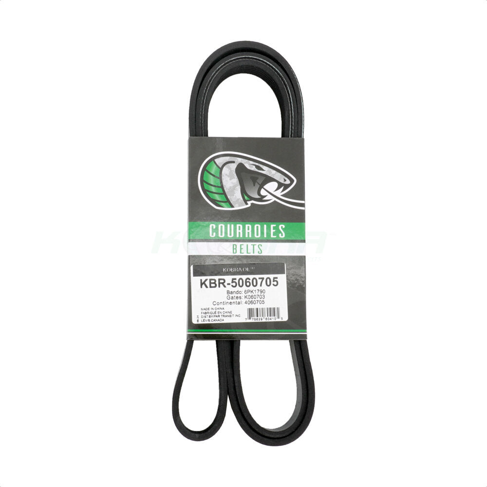 Kobra KBR-5060705 Serpentine Belt for 1983-2013 Suzuki Kizashi, Mitsubishi Lancer, Chevrolet Impala - Main Drive