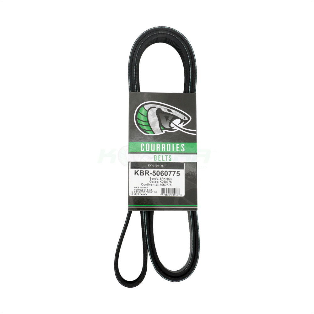 Kobra KBR-5060775 Serpentine Belt for 1982-2024 Chevrolet Express 2500, Chevrolet Express 3500, GMC Savana 2500 - Main Drive