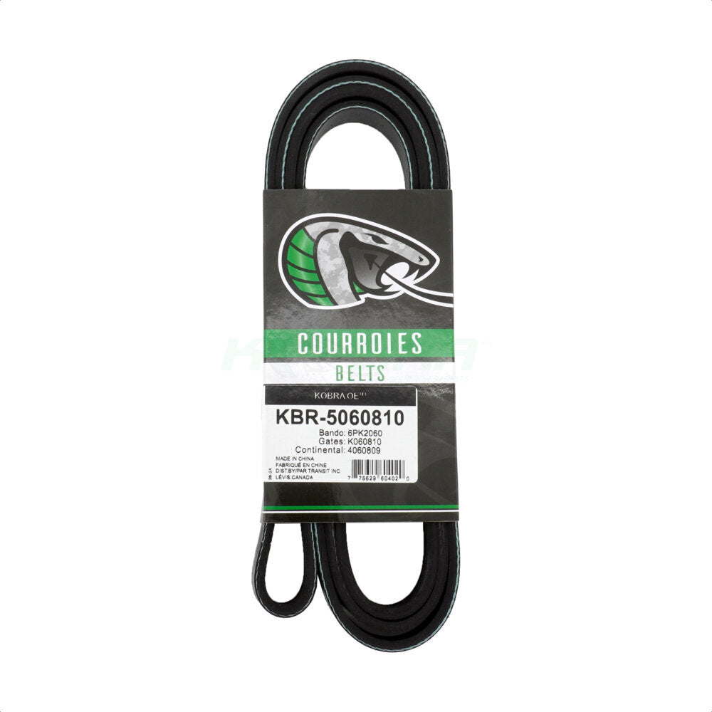 Kobra KBR-5060810 Serpentine Belt for 1987-2025 Jeep Grand Cherokee, Lexus IS500, Jeep Grand Cherokee L - Main Drive, Alternator, Water Pump and Power Steering