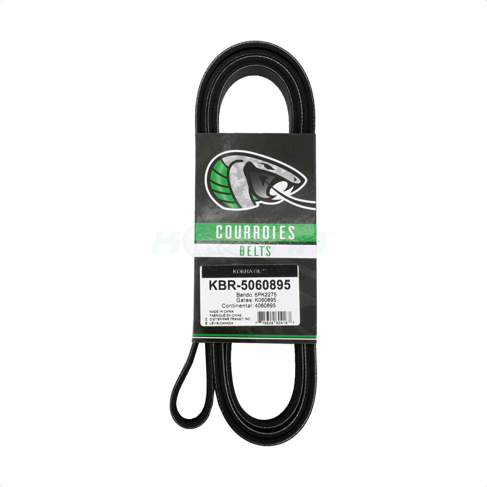 Kobra KBR-5060895 Serpentine Belt for 1987-2009 Land Rover Range Rover, Mercury Mariner, Ford Escape - Main Drive
