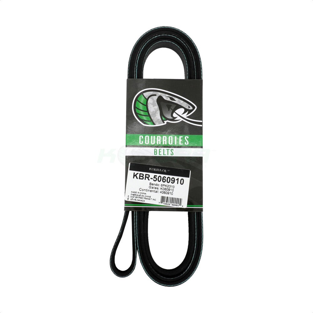 Kobra KBR-5060910 Serpentine Belt for 1981-2015 Mercedes-Benz C250, Mercedes-Benz SLK250, Jaguar XF - Main Drive