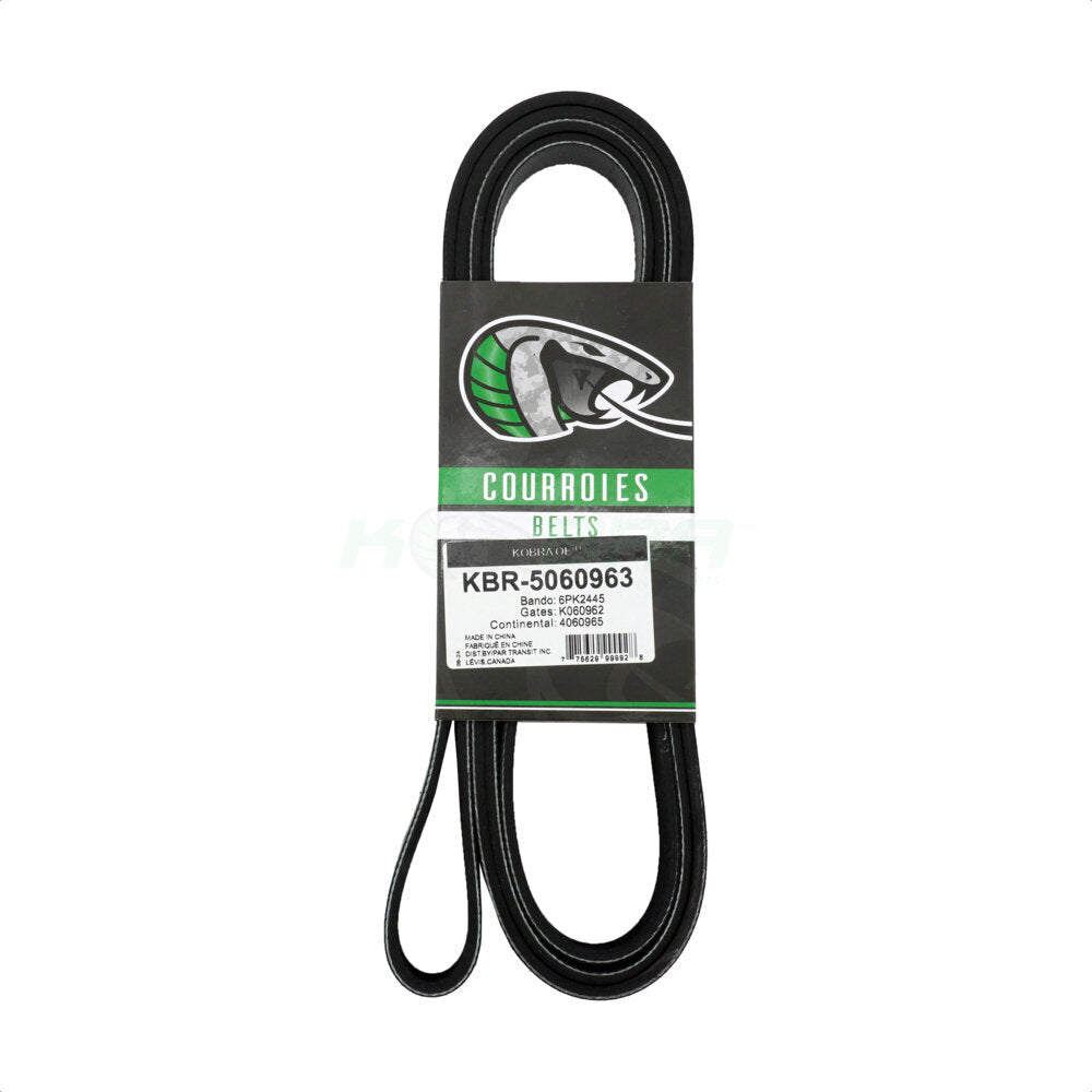 Kobra KBR-5060963 Serpentine Belt for 1999-2022 Land Rover Range Rover, Land Rover Range Rover Sport, Ford Freestar - Main Drive