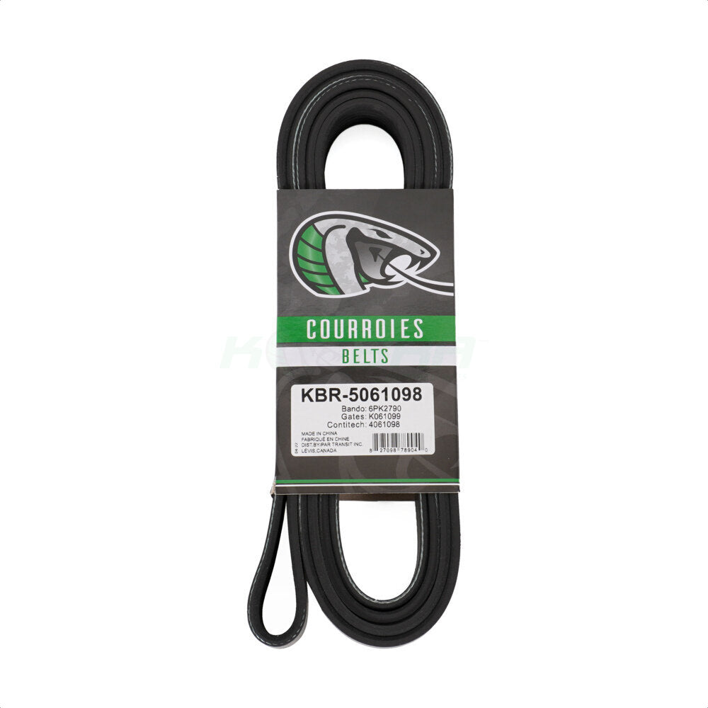 Kobra KBR-5061098 Serpentine Belt for 2006-2010 Kia Borrego, Buick Terraza, Chevrolet Uplander - Main Drive