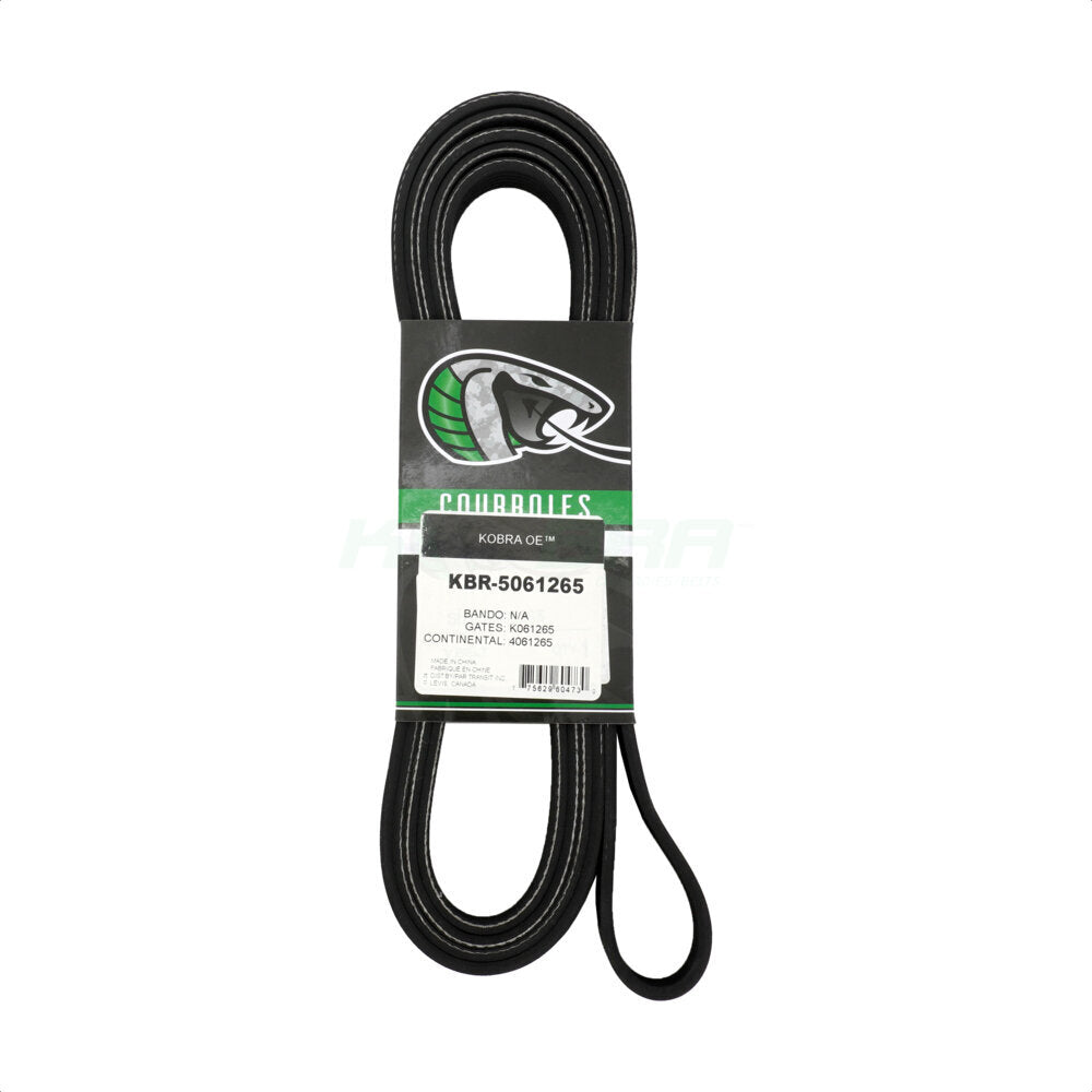 Kobra KBR-5061265 Serpentine Belt for 2006-2010 Ford F-250 Super Duty, Ford F-350 Super Duty, Ford F-450 Super Duty - Main Drive