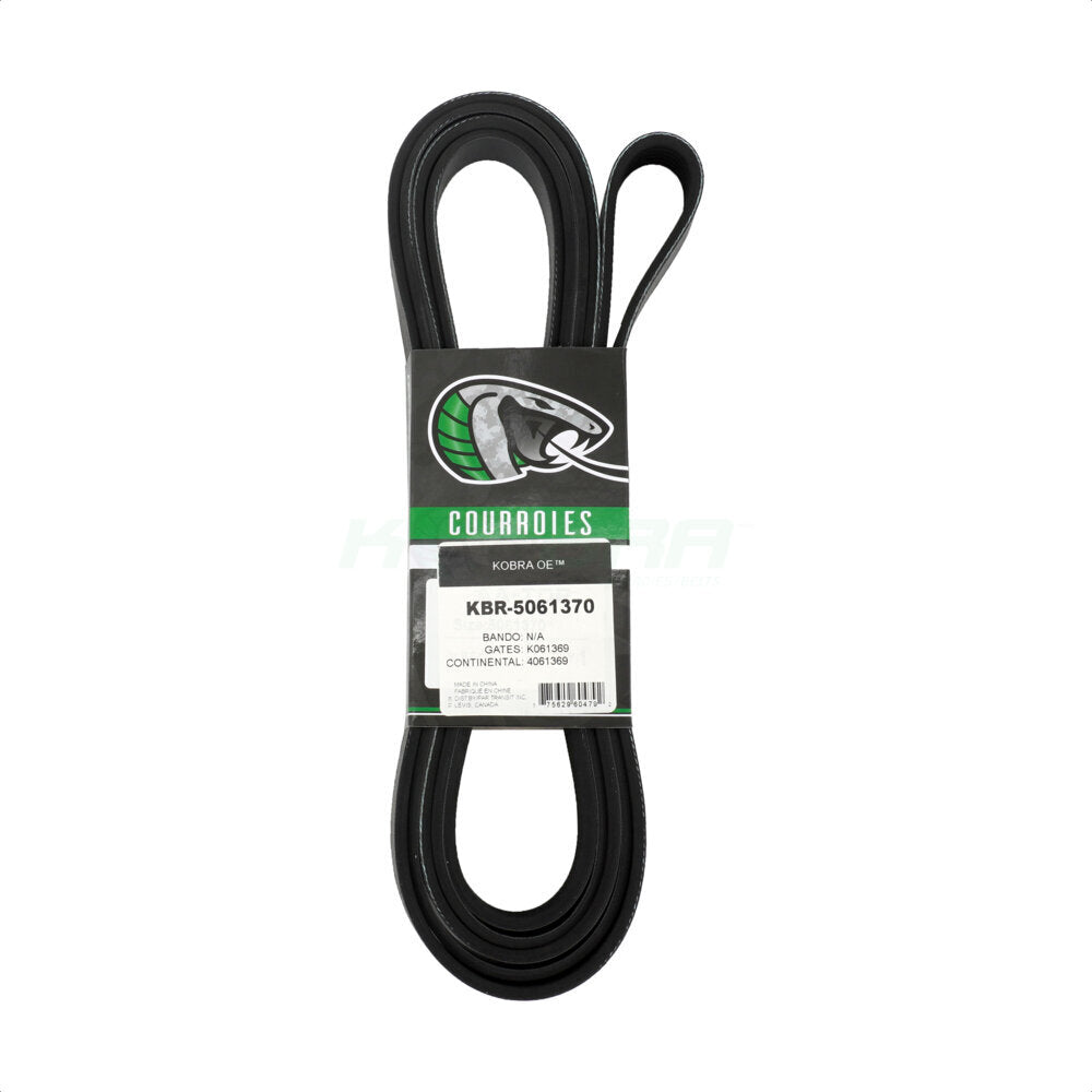 Kobra KBR-5061370 Serpentine Belt for 2002-2010 Chevrolet Express 2500, Chevrolet Express 3500, Chevrolet Express 4500 - Main Drive