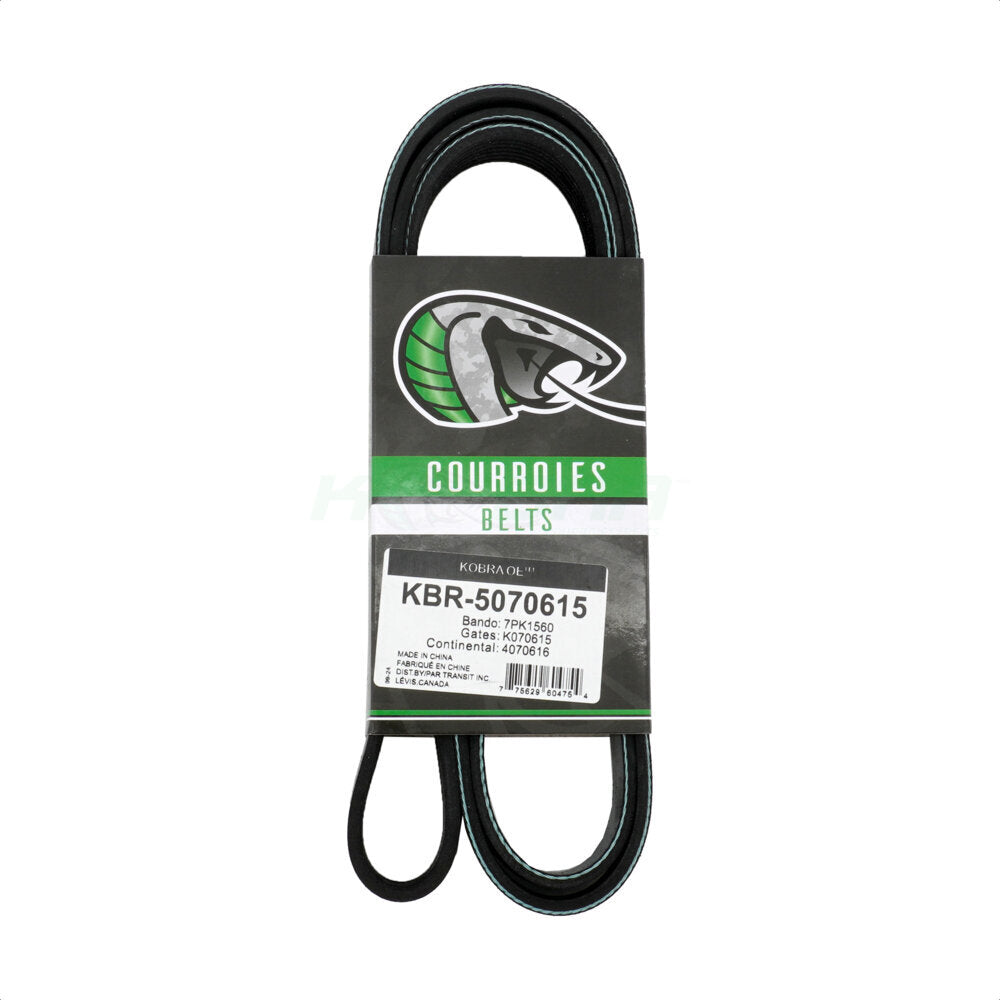 Kobra KBR-5070615 Serpentine Belt for 2011-2013 Nissan Quest - Main Drive