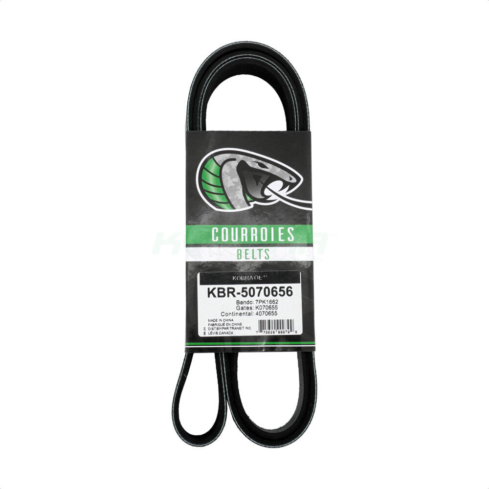 Kobra KBR-5070656 Serpentine Belt for 2007-2010 BMW X5 - Main Drive