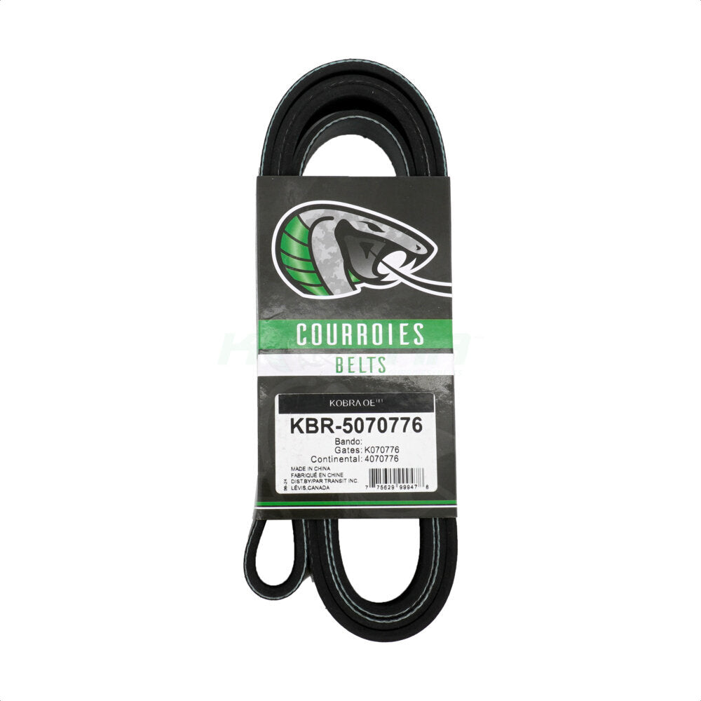 Kobra KBR-5070776 Serpentine Belt for 1992-2023 Mercedes-Benz Sprinter 4500, Mercedes-Benz Sprinter 3500, Mercedes-Benz Sprinter 3500XD - Main Drive
