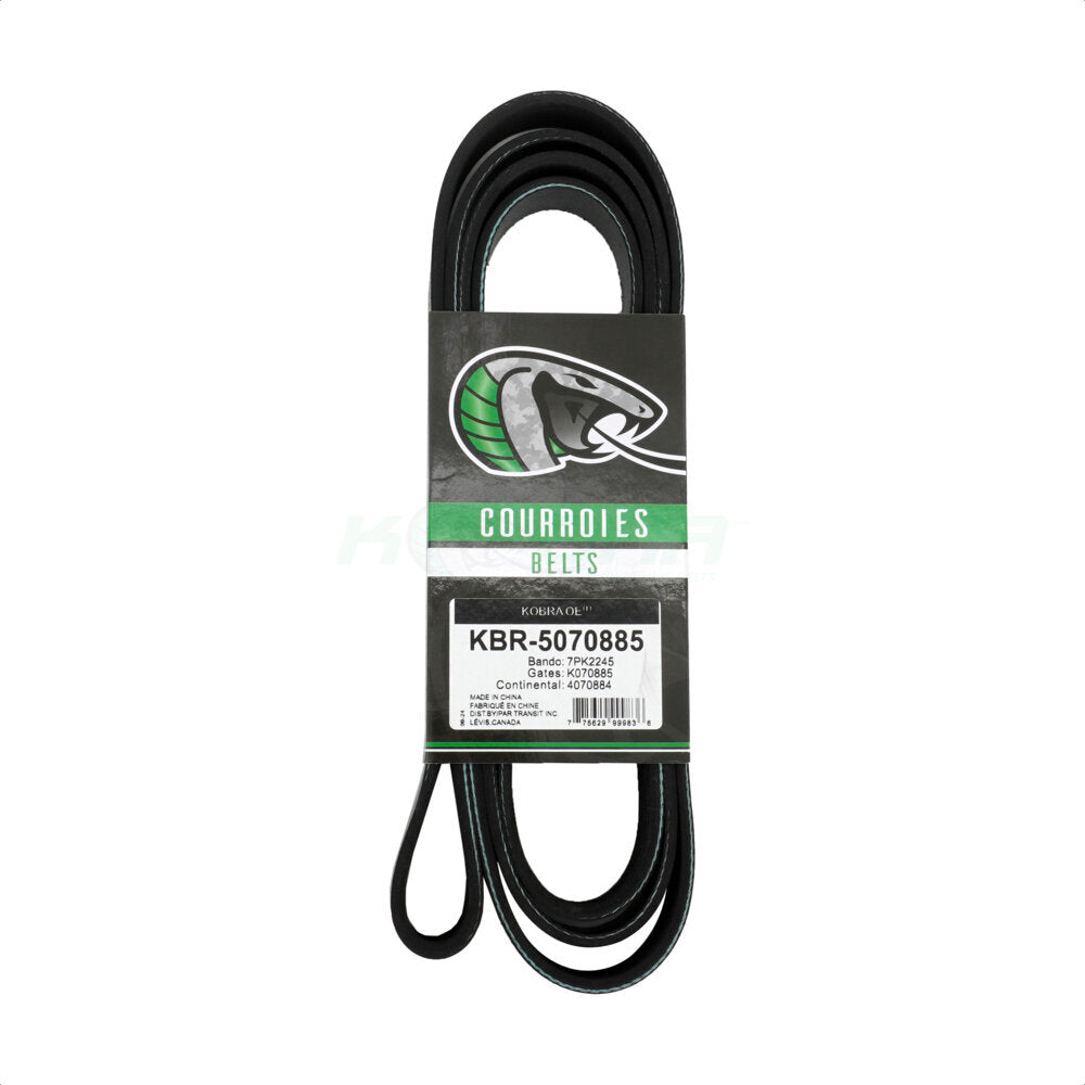 Kobra KBR-5070885 Serpentine Belt for 1992-2003 Dodge Dakota, Dodge Ram 3500, Dodge Durango - Main Drive