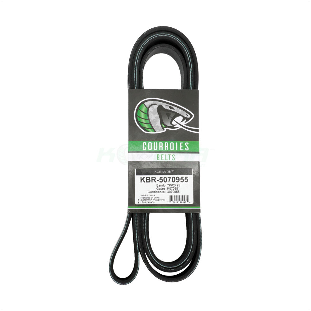 Kobra KBR-5070955 Serpentine Belt for 1992-2005 Mercedes-Benz C230, Dodge Ram 1500 Van, Dodge Dakota - Main Drive