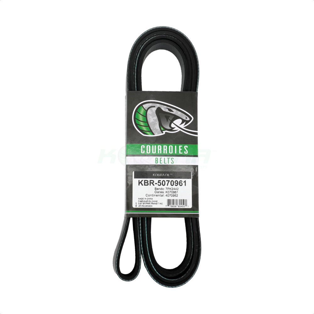 Kobra KBR-5070961 Serpentine Belt for 2011-2024 Nissan TITAN XD, Nissan NV1500, Nissan Armada - Main Drive