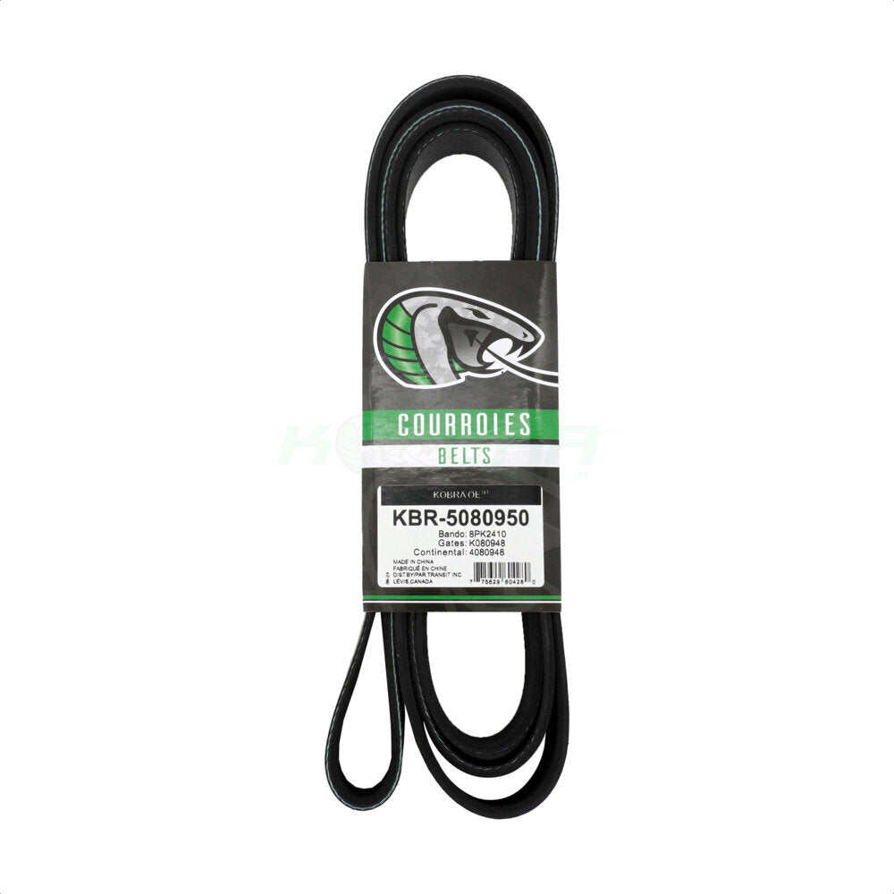 Kobra KBR-5080950 Serpentine Belt for 1998-2023 Toyota Tundra, Peterbilt 320, Peterbilt 520 - Main Drive, Fan, Accessory Drive