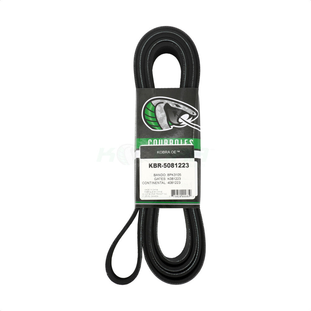 Kobra KBR-5081223 Serpentine Belt for 1999-2003 Ford Excursion, Ford F-250 Super Duty, Ford F-350 Super Duty - Main Drive