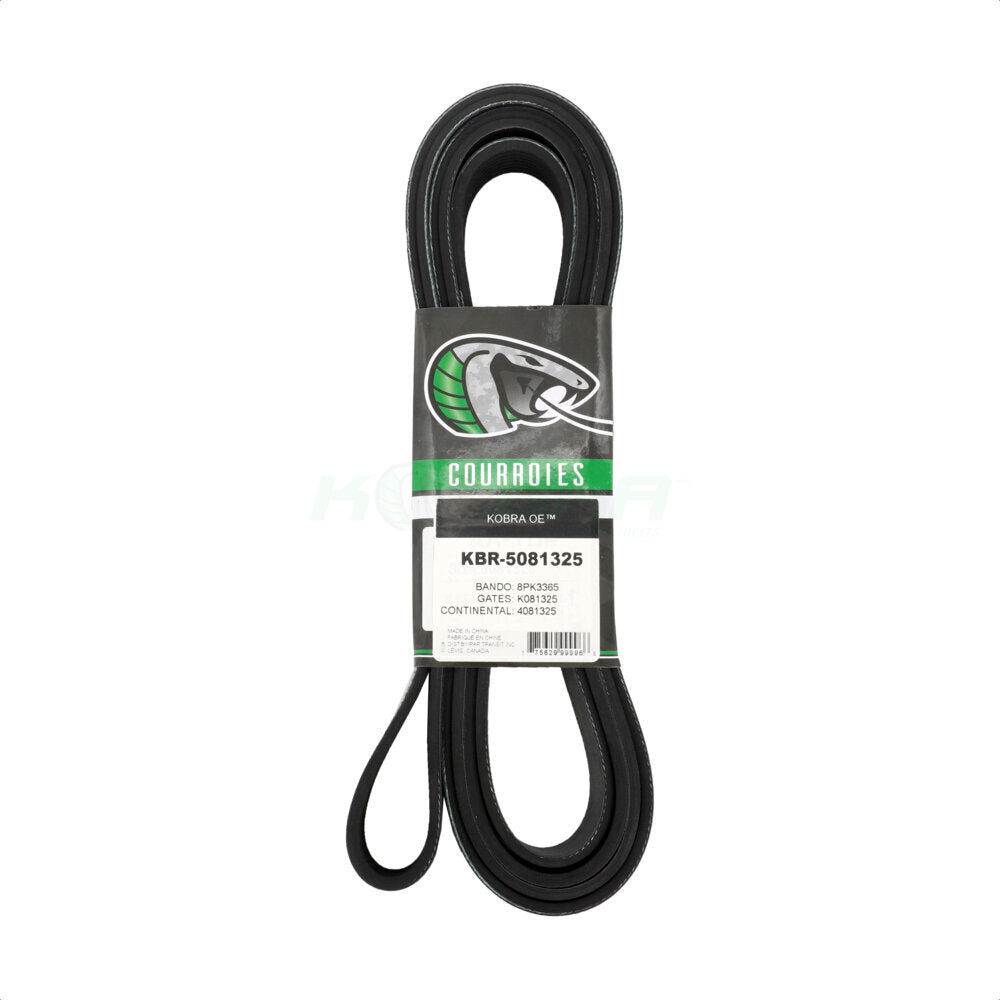 Kobra KBR-5081325 Serpentine Belt for 2003-2007 Ford F-250 Super Duty, Ford F-350 Super Duty, Ford F-450 Super Duty - Main Drive