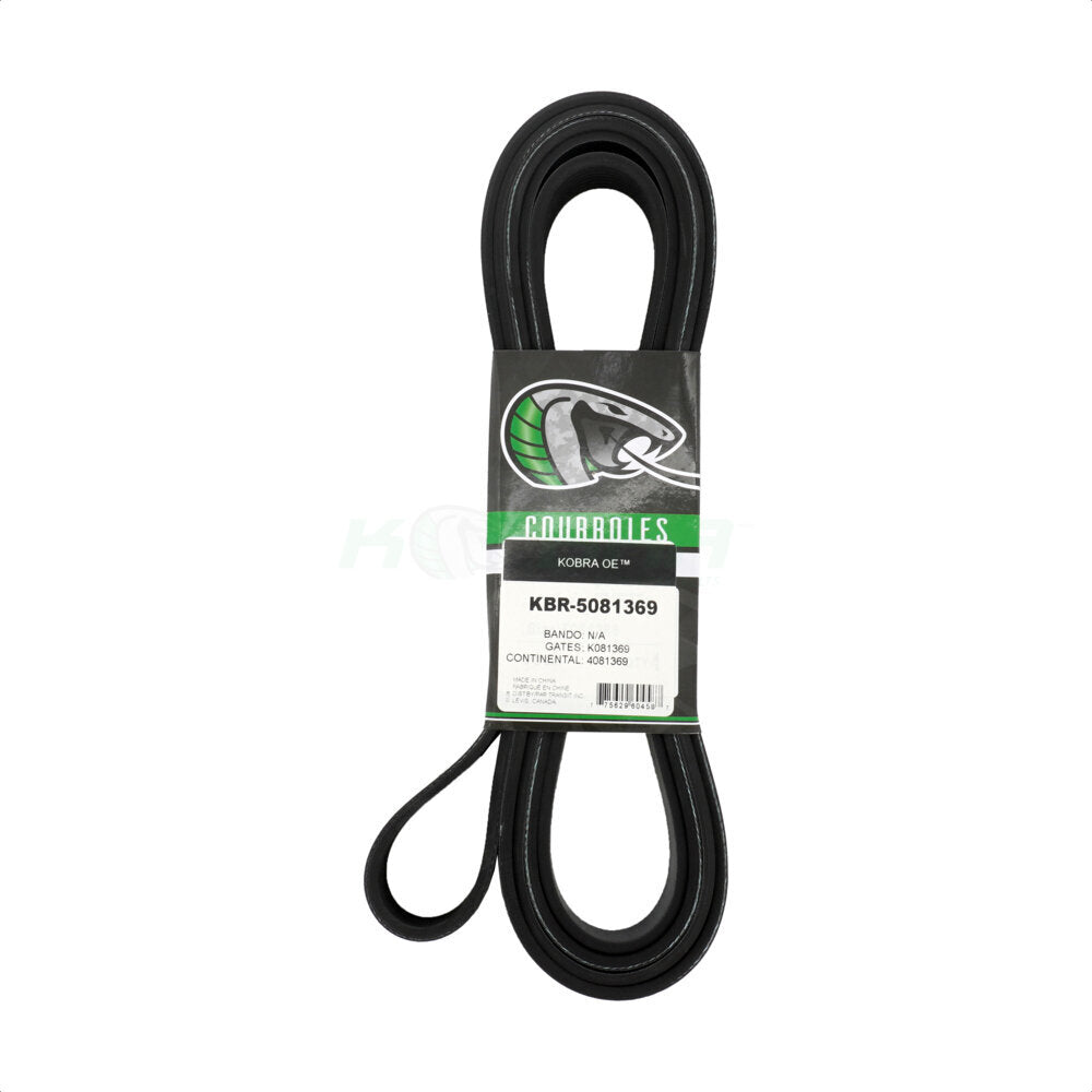 Kobra KBR-5081369 Serpentine Belt for 2008-2010 Ford E-350 Super Duty, Ford E-450 Super Duty - Main Drive
