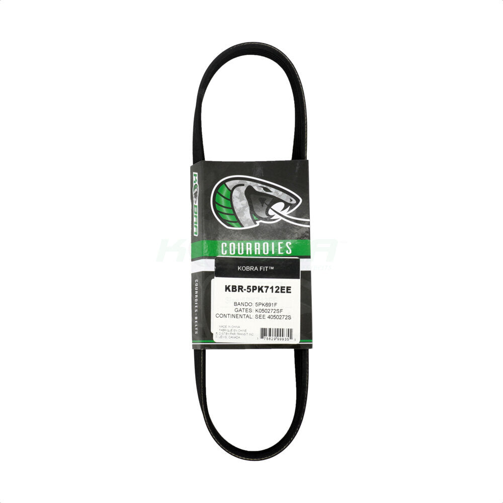 Kobra KBR-5PK712EE Serpentine Belt for 2009-2013 Mazda 3, Mazda 3 Sport - Air Conditioning