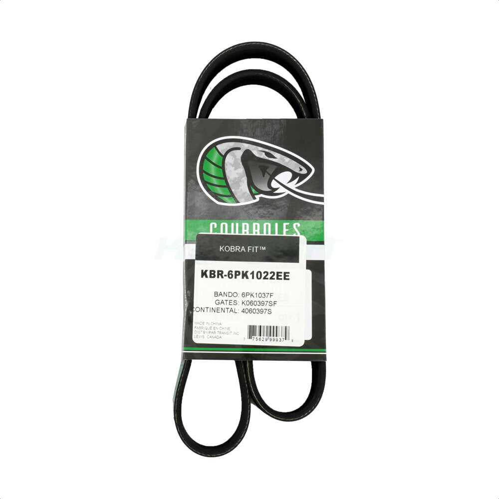 Kobra KBR-6PK1022EE Serpentine Belt for 2011-2013 Ford Fiesta - Main Drive