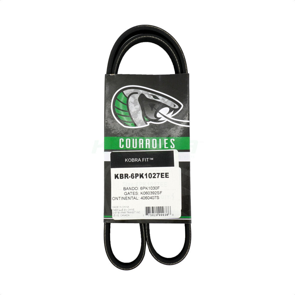 Kobra KBR-6PK1027EE Serpentine Belt for 2014-2019 Ford Escape, Ford Fiesta - Main Drive