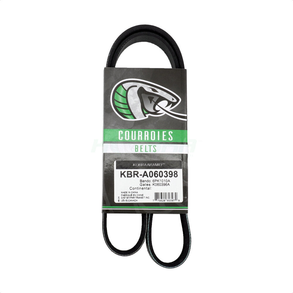 Kobra KBR-A060398 Serpentine Belt for 2015-2022 Hyundai Santa Fe, Hyundai Sonata, Kia Optima - Main Drive
