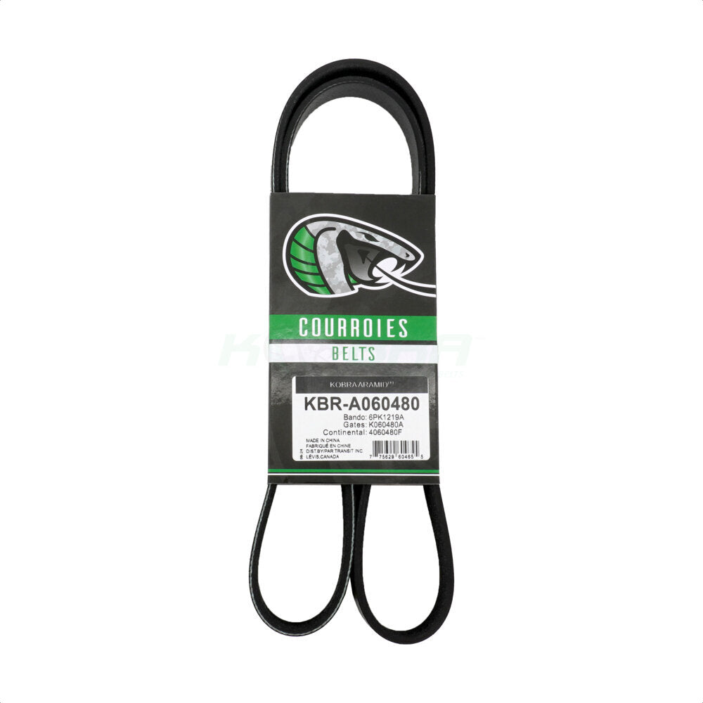 Kobra KBR-A060480 Serpentine Belt for 2013-2019 Nissan Sentra - Main Drive