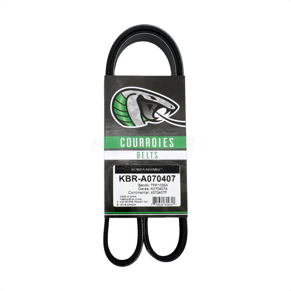 Kobra KBR-A070407 Serpentine Belt for 2013-2025 INFINITI QX60, Nissan Pathfinder, Nissan Murano - Main Drive