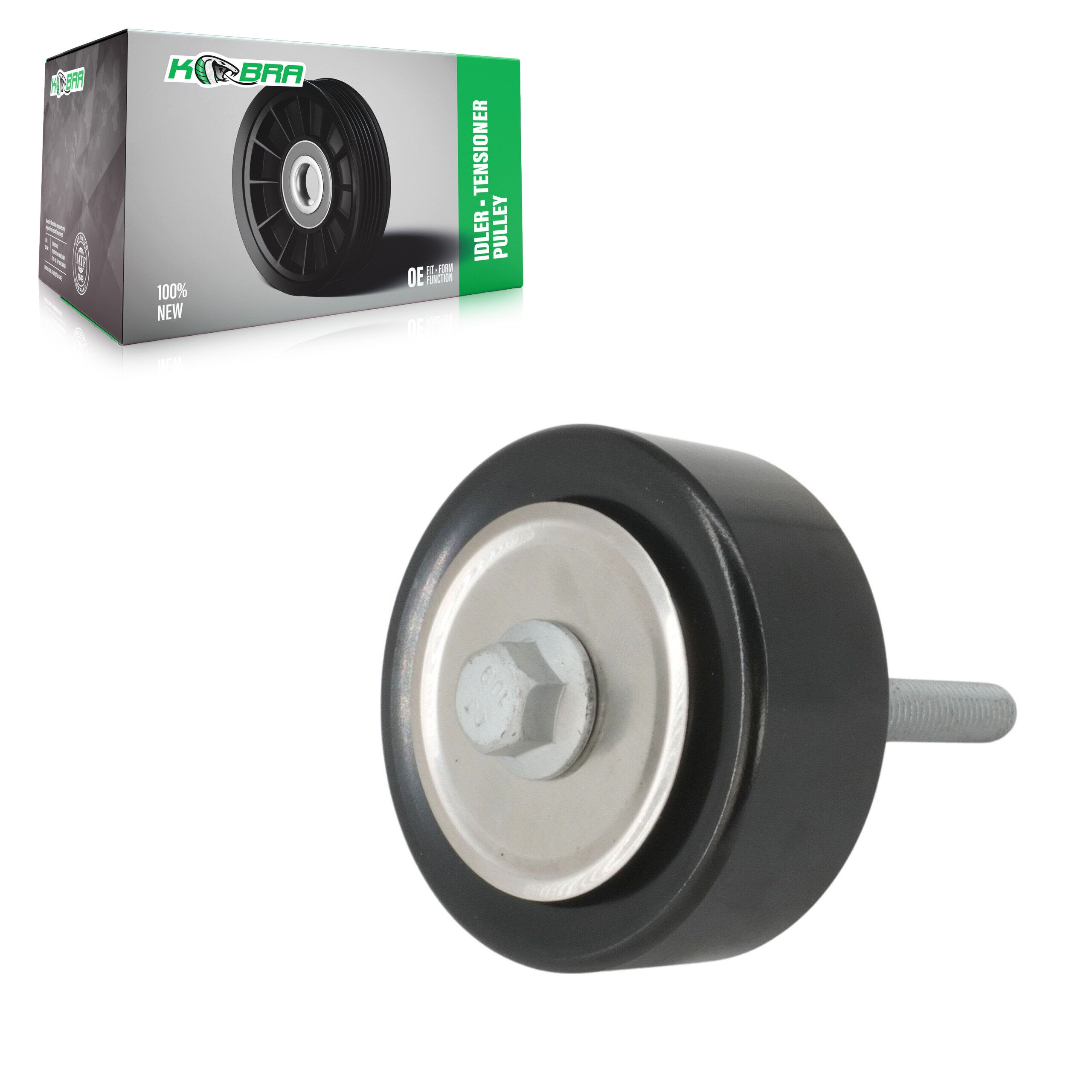 Kobra KTP-89131 Accessory Drive Belt Idler Pulley for 2004-2024 Chevrolet Traverse Limited, Buick Enclave, Chevrolet Traverse - Smooth Pulley