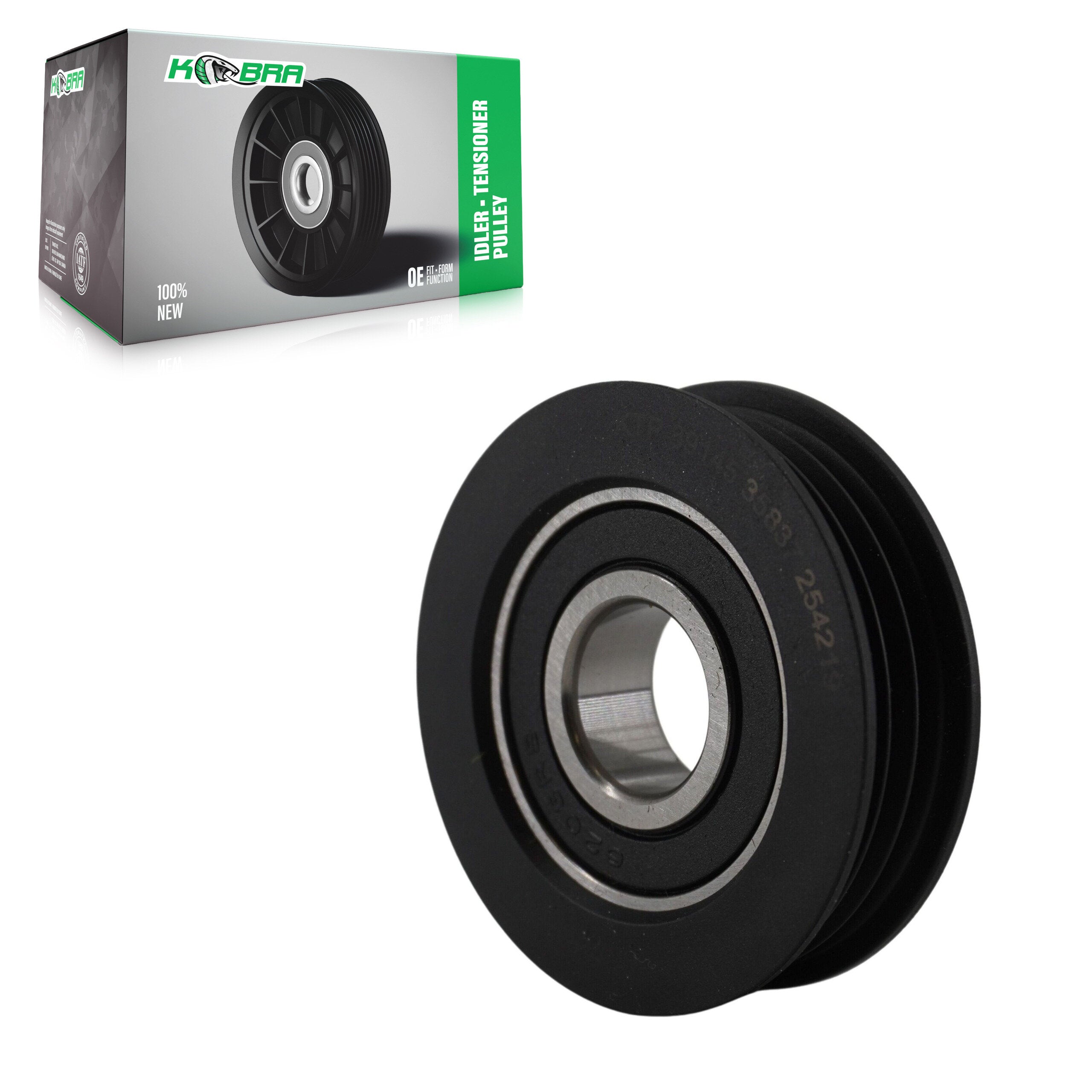Kobra KTP-89145 Accessory Drive Belt Tensioner Pulley for 1995-2011 Toyota Camry, Buick Lucerne, Cadillac DTS - Power Steering, Water Pump