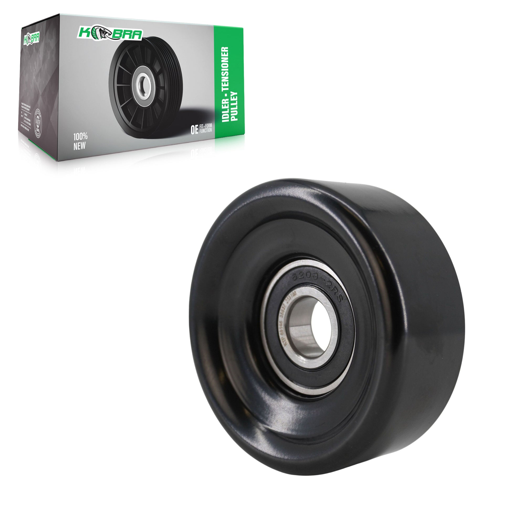 Kobra KTP-89148 Accessory Drive Belt Tensioner Pulley for 1988-2010 Honda Fit, INFINITI M45, Pontiac G4 - Power Steering, Alternator and Air Conditioning
