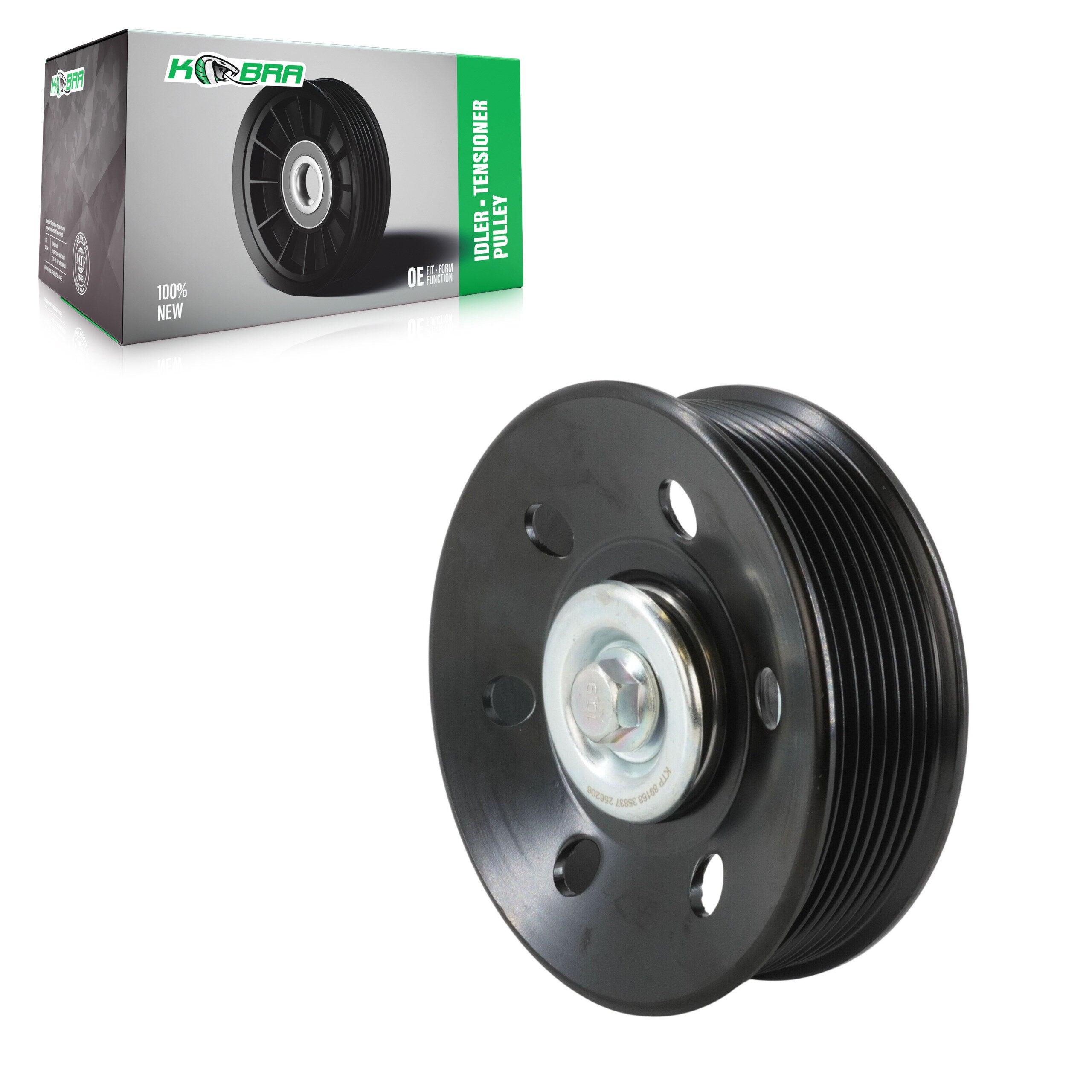 Kobra KTP-89168 Accessory Drive Belt Idler Pulley for 2003-2024 Autocar LLC. Xpert, Autocar LLC. Xspotter On Road, Ram 4500 - N/A