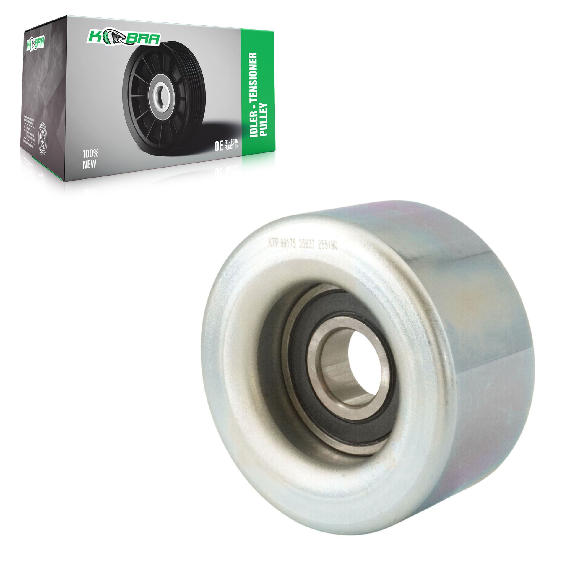 Kobra KTP-89175 Accessory Drive Belt Tensioner Pulley for 2007-2019 Subaru Legacy, Subaru Outback, Pontiac Vibe - Smooth Pulley