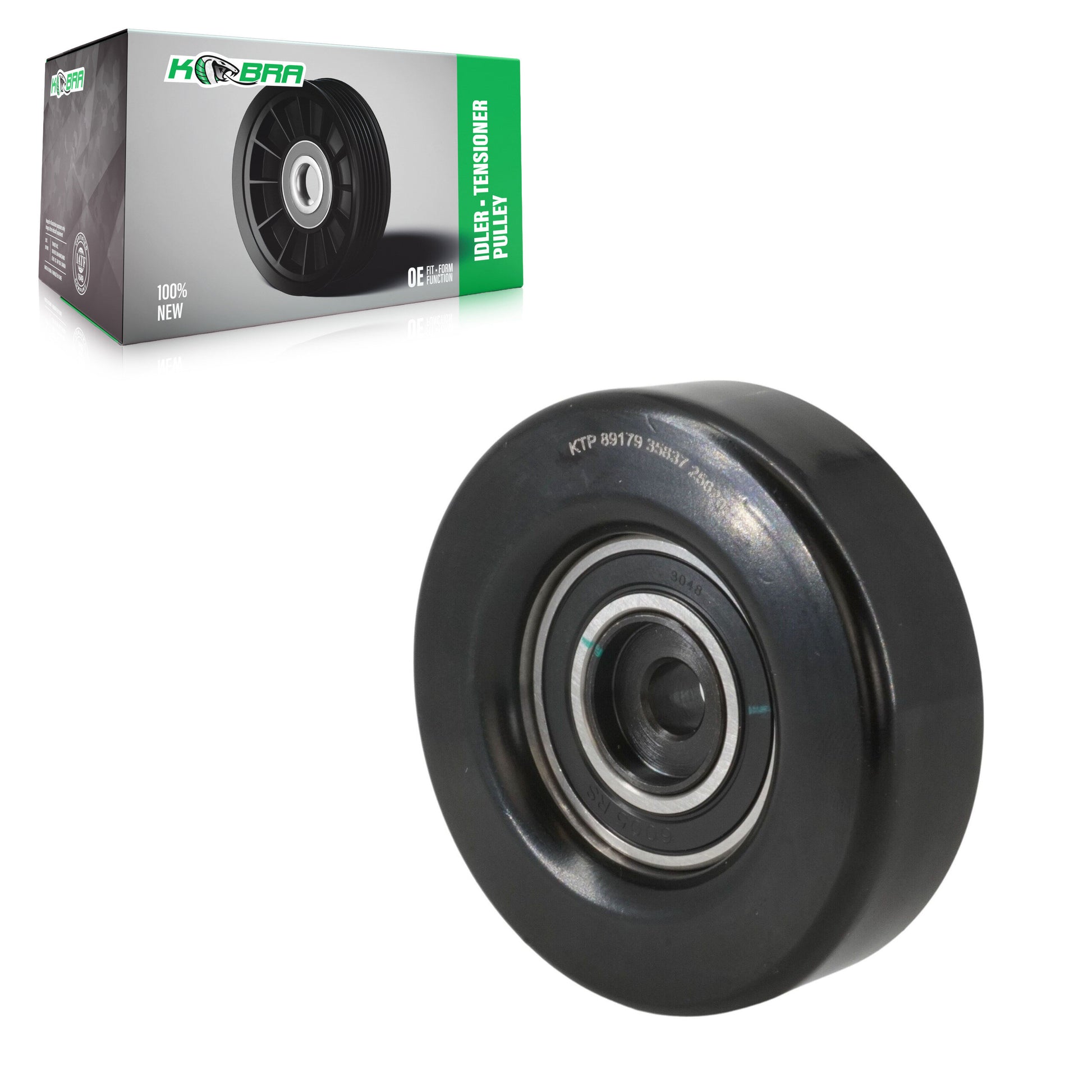 Kobra KTP-89179 Accessory Drive Belt Idler Pulley for 1996-2009 Suzuki SX4, Chevrolet Tracker, Suzuki Aerio - Serpentine