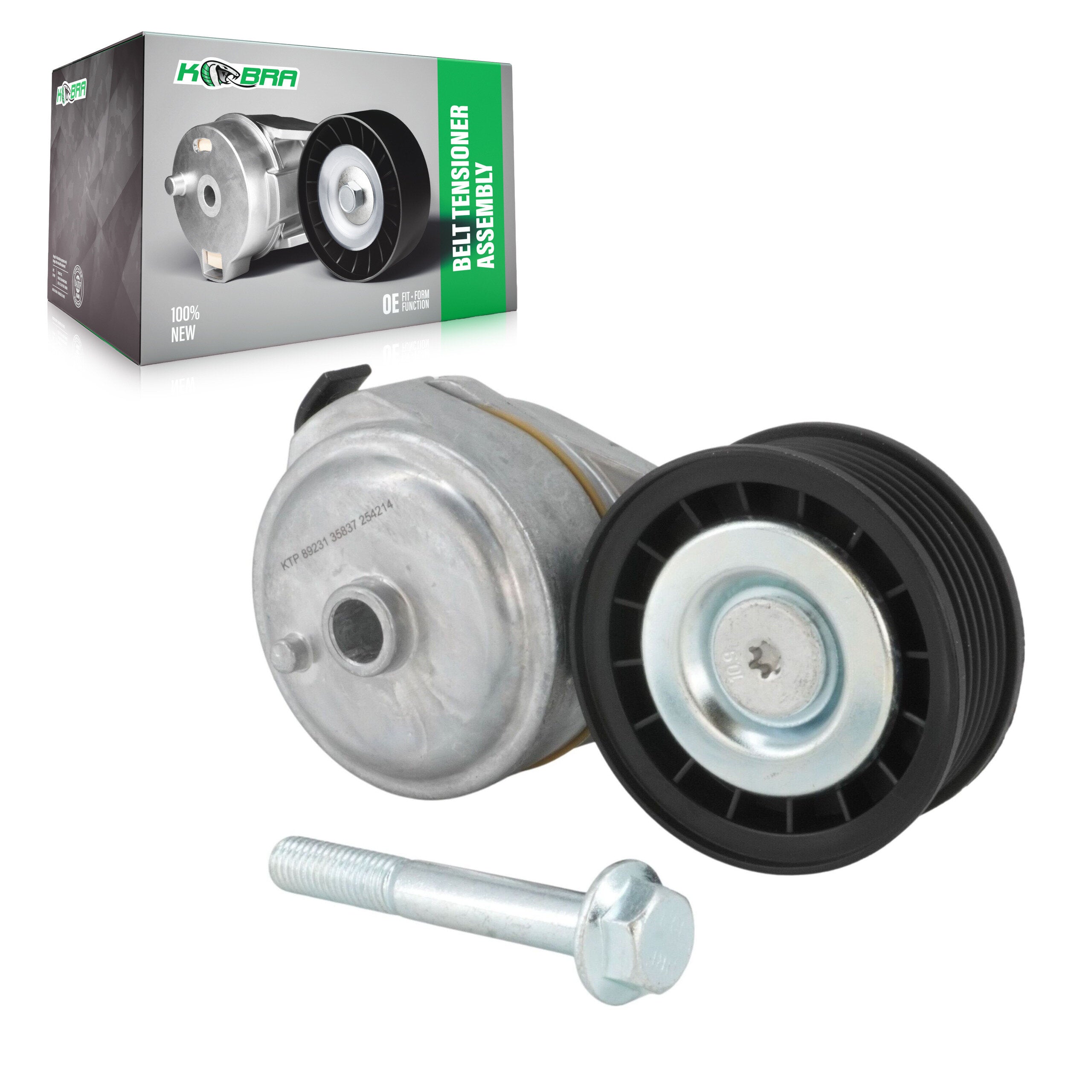 Kobra KTP-89231 Accessory Drive Belt Tensioner Assembly for 1996-2014 Chevrolet Express Cargo - Fan, Alternator and Power Steering, Serpentine