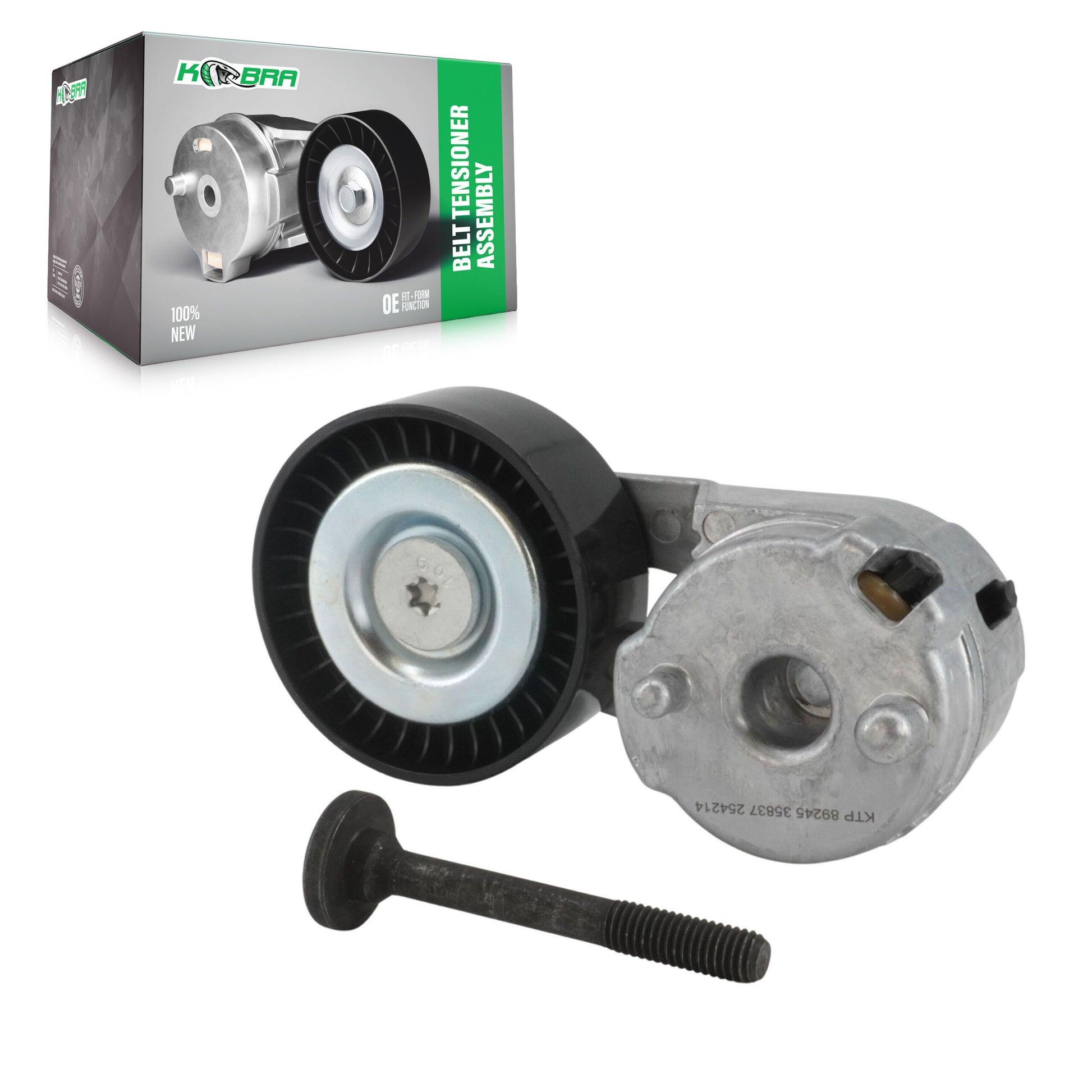 Kobra KTP-89245 Accessory Drive Belt Tensioner Assembly for 1999-2006 Jeep TJ, Jeep Wrangler, Jeep Grand Cherokee - N/A