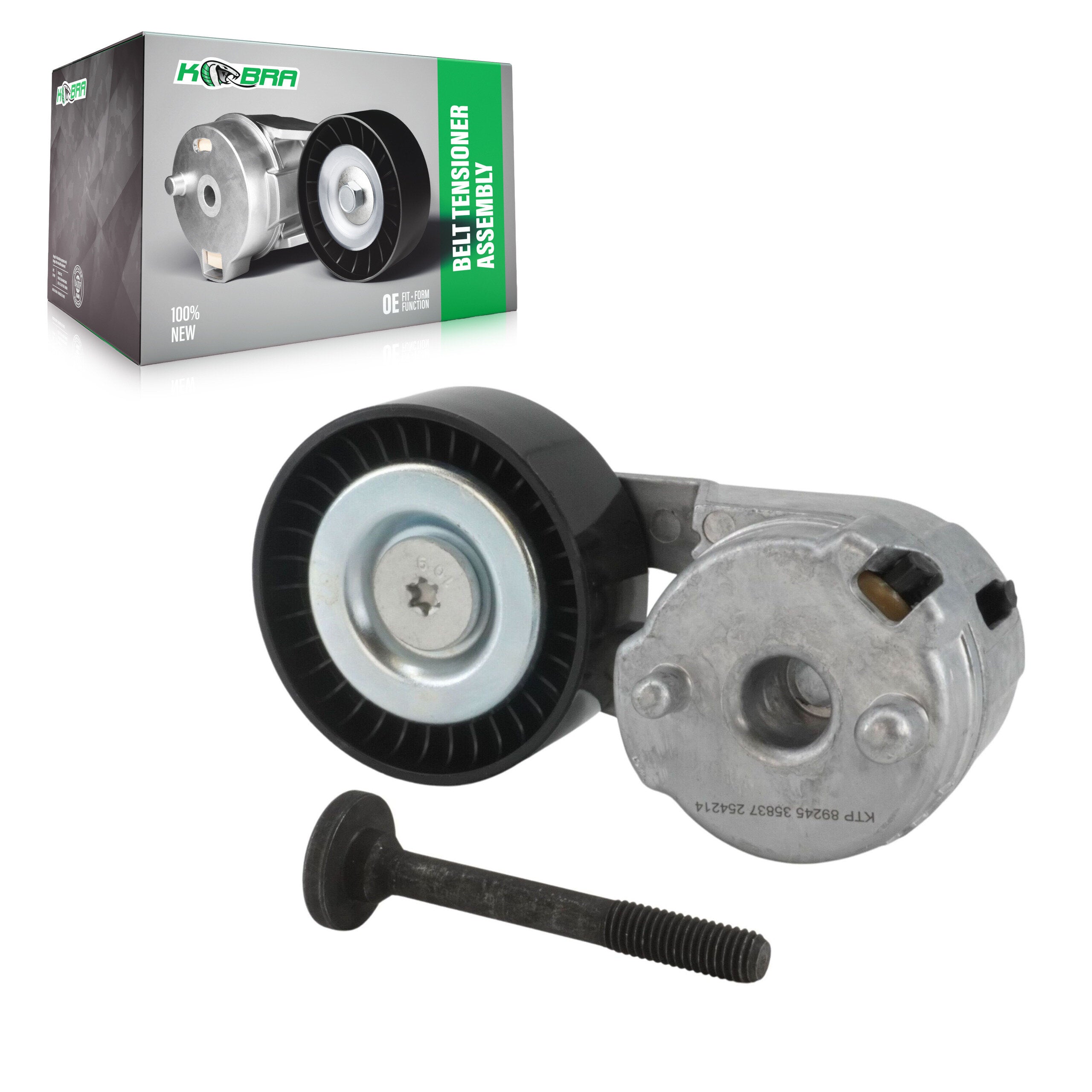 Kobra KTP-89245 Accessory Drive Belt Tensioner Assembly for 1999-2006 Jeep TJ, Jeep Wrangler, Jeep Grand Cherokee - N/A