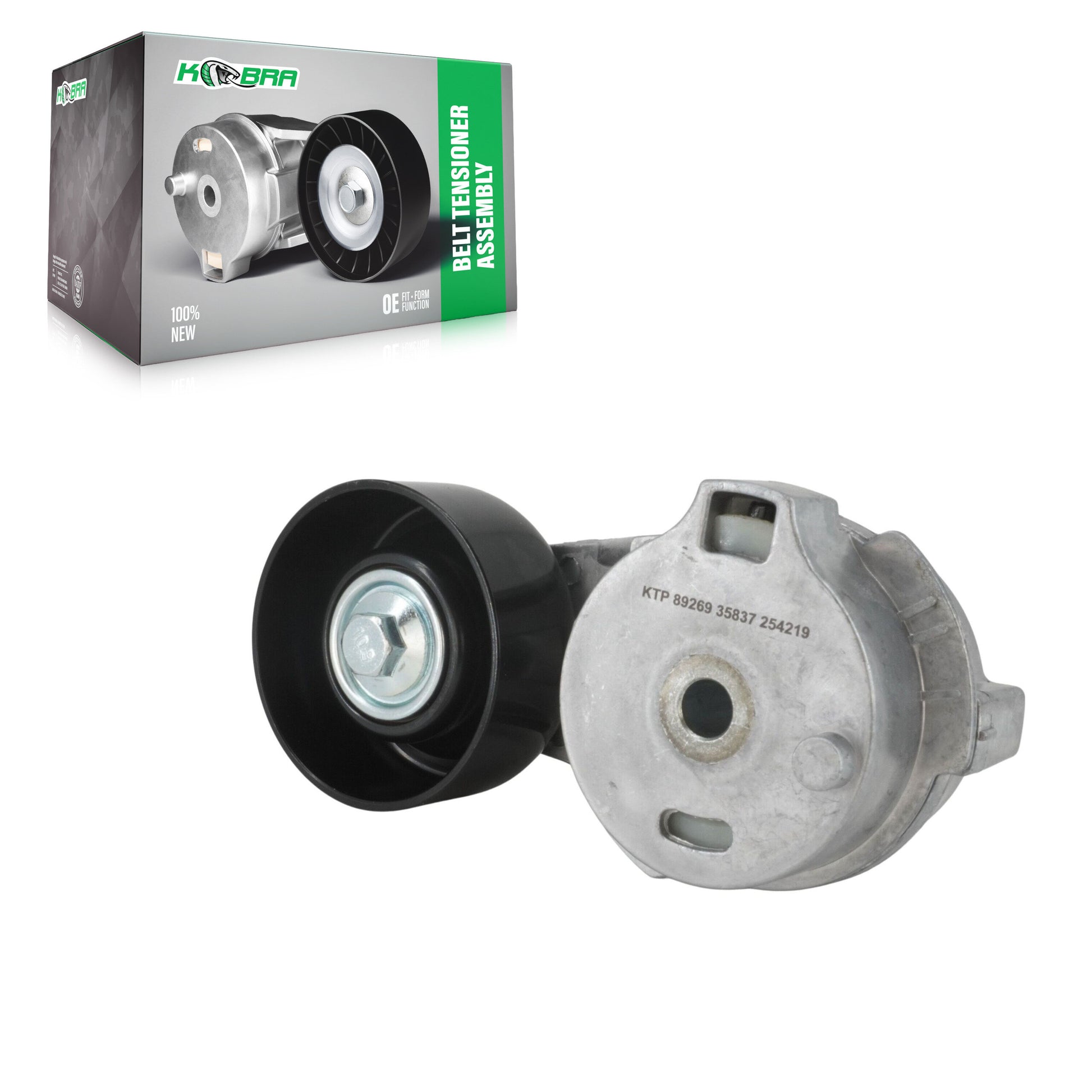 Kobra KTP-89269 Accessory Drive Belt Tensioner Assembly for 2002-2012 Hummer H3T, Hummer H3, Chevrolet Colorado - N/A