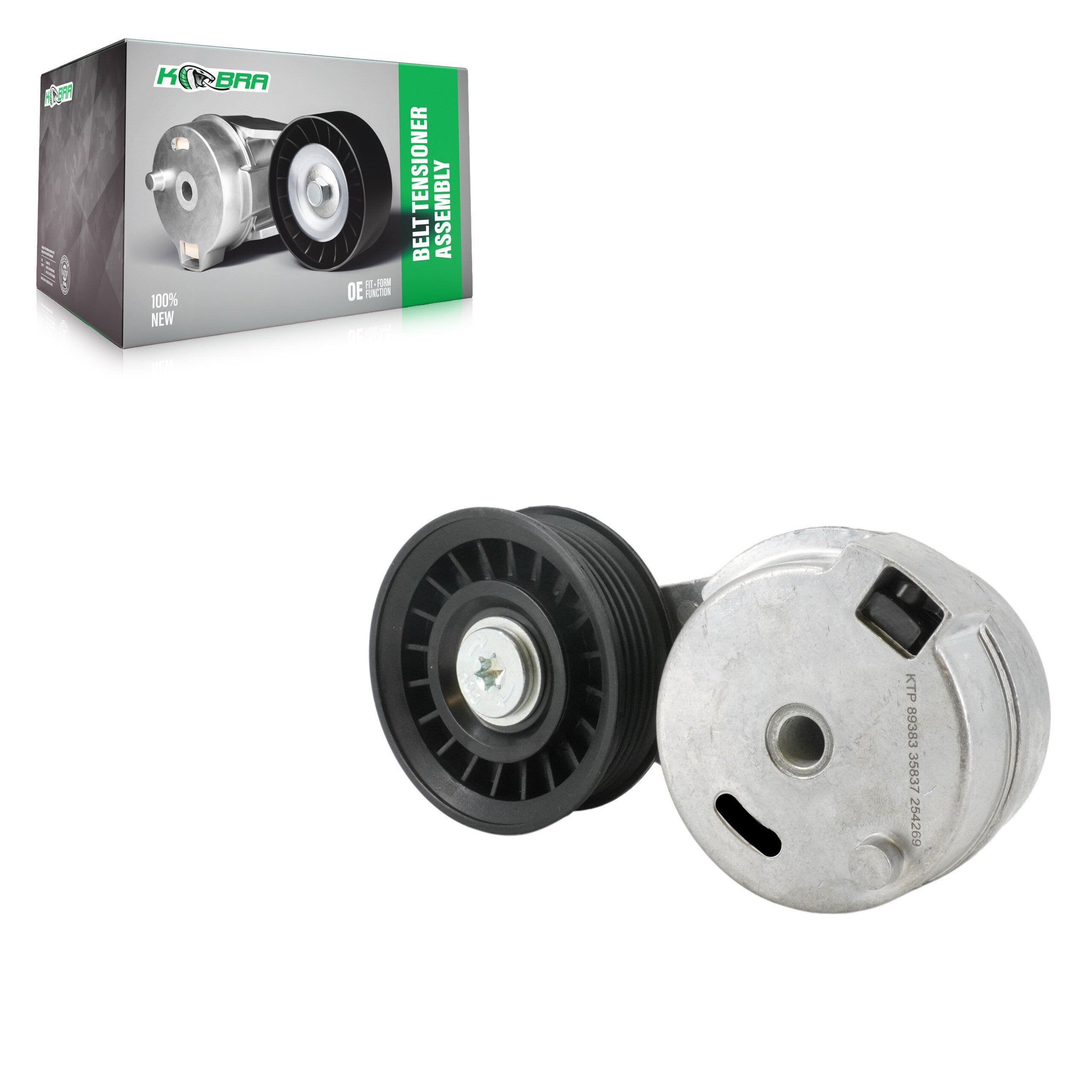 Kobra KTP-89383 Accessory Drive Belt Tensioner Assembly for 2006-2011 Chevrolet Impala, Chevrolet Malibu, Pontiac G6 - N/A