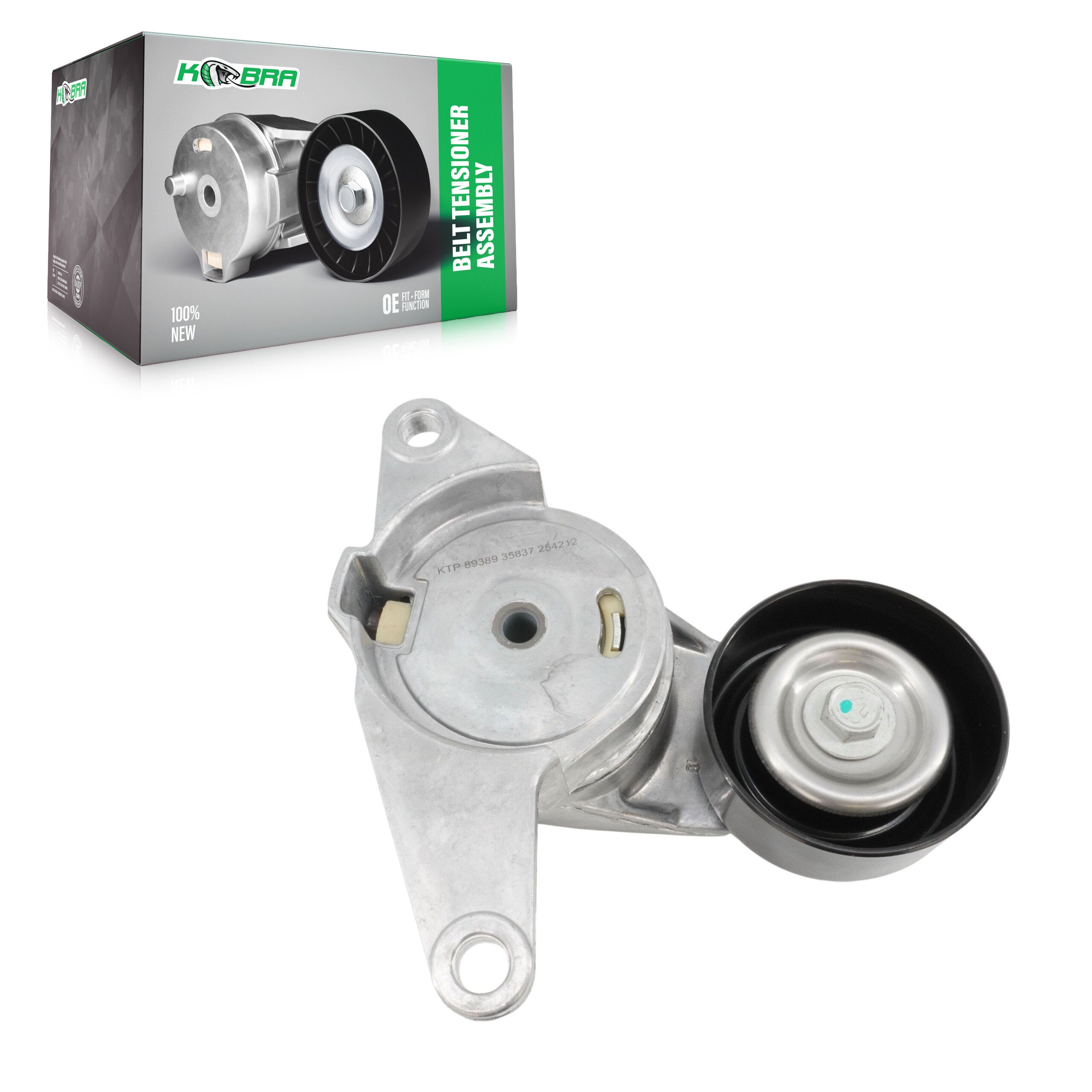 Kobra KTP-89389 Accessory Drive Belt Tensioner Assembly for 2004-2024 Chevrolet Traverse Limited, Chevrolet Impala, Chevrolet Traverse - N/A