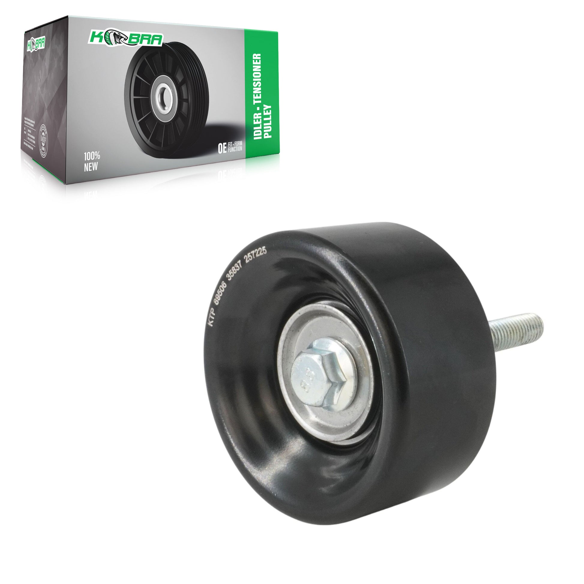 Kobra KTP-89506 Accessory Drive Belt Idler Pulley for 2007-2015 Nissan Maxima, Nissan Quest, Nissan Murano - Lower