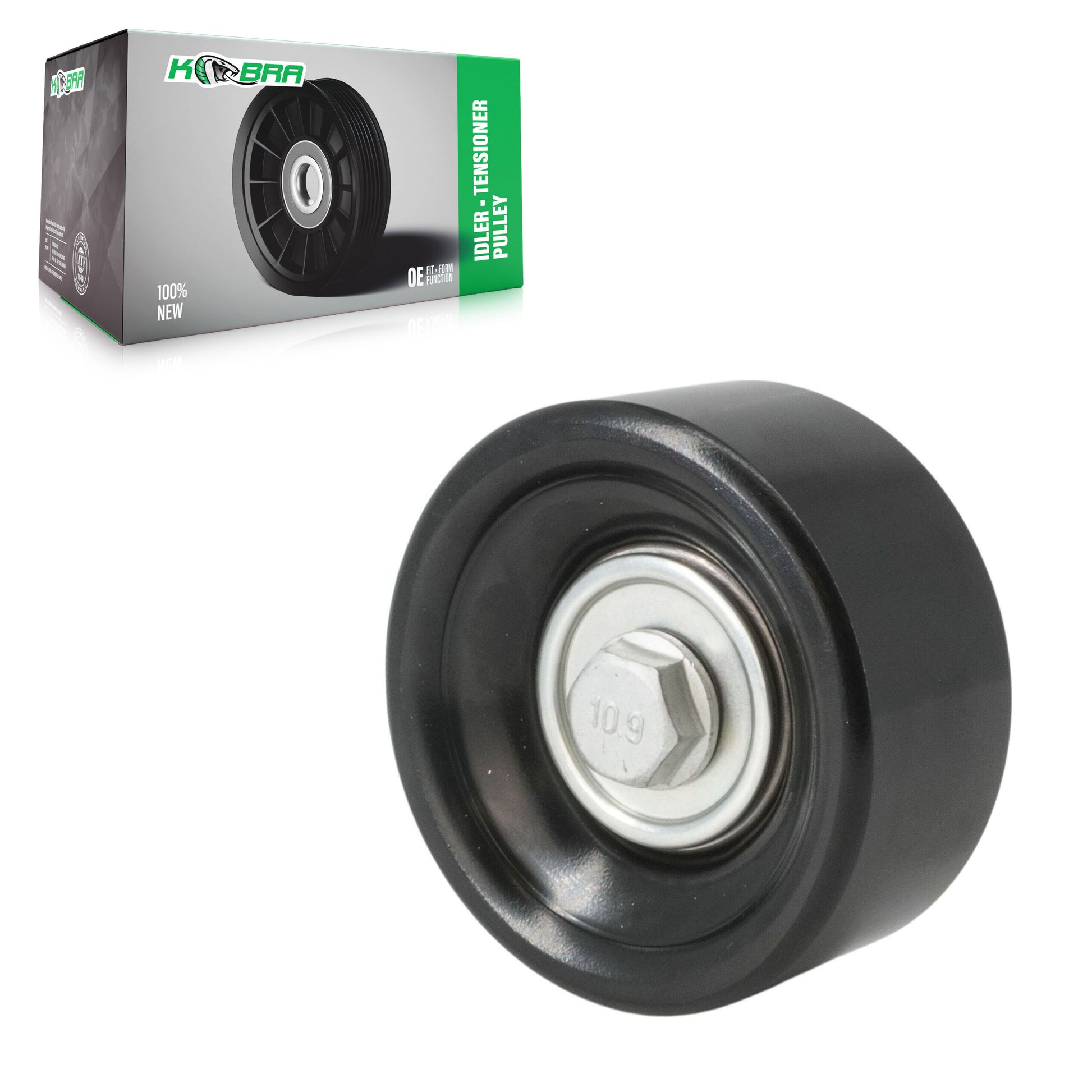Kobra KTP-89525 Accessory Drive Belt Idler Pulley for 2007-2015 Nissan Maxima, Nissan Quest, Nissan Murano - Upper