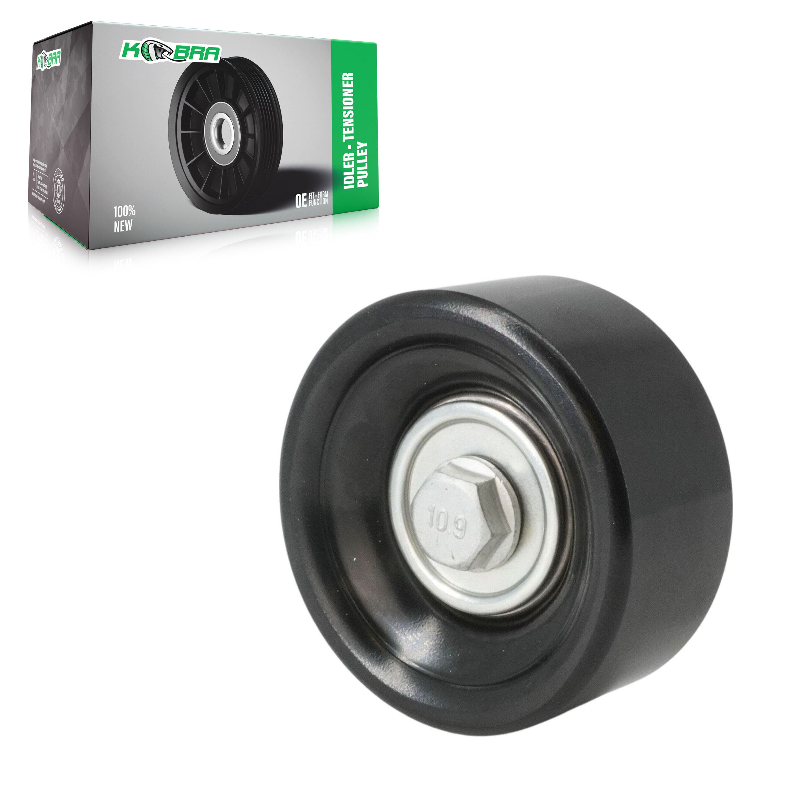 Kobra KTP-89525 Accessory Drive Belt Idler Pulley for 2007-2015 Nissan Maxima, Nissan Quest, Nissan Murano - Upper