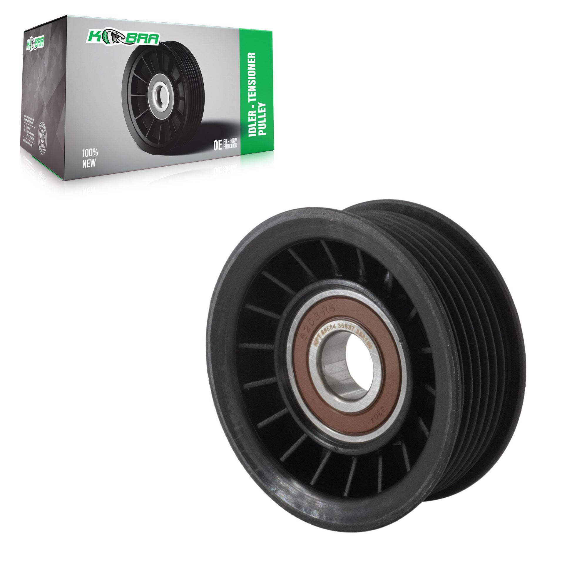 Kobra KTP-89584 Accessory Drive Belt Idler Pulley for 2010-2015 Acura ILX, Honda Civic, Honda CR-V - N/A