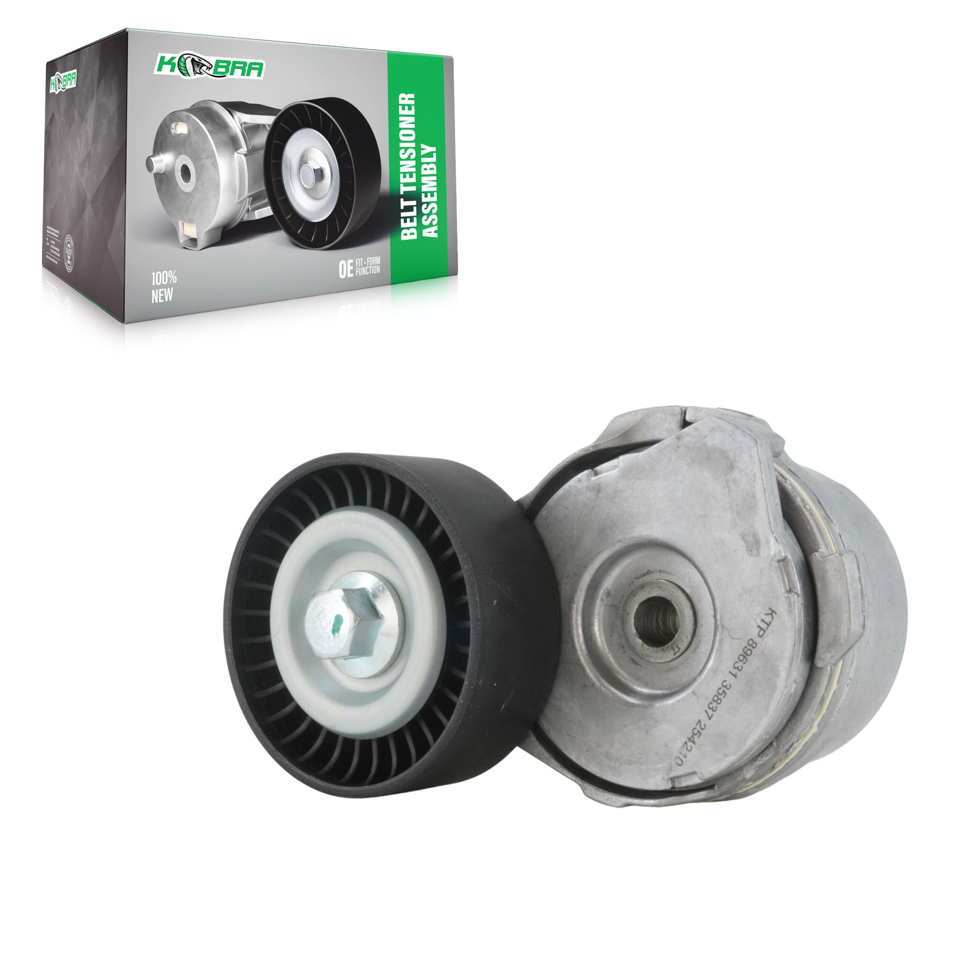 Kobra KTP-89631 Accessory Drive Belt Tensioner Assembly for 2011-2024 Ford F-150, Ford Mustang, Ford Lobo - Alternator and Water Pump, Main Drive