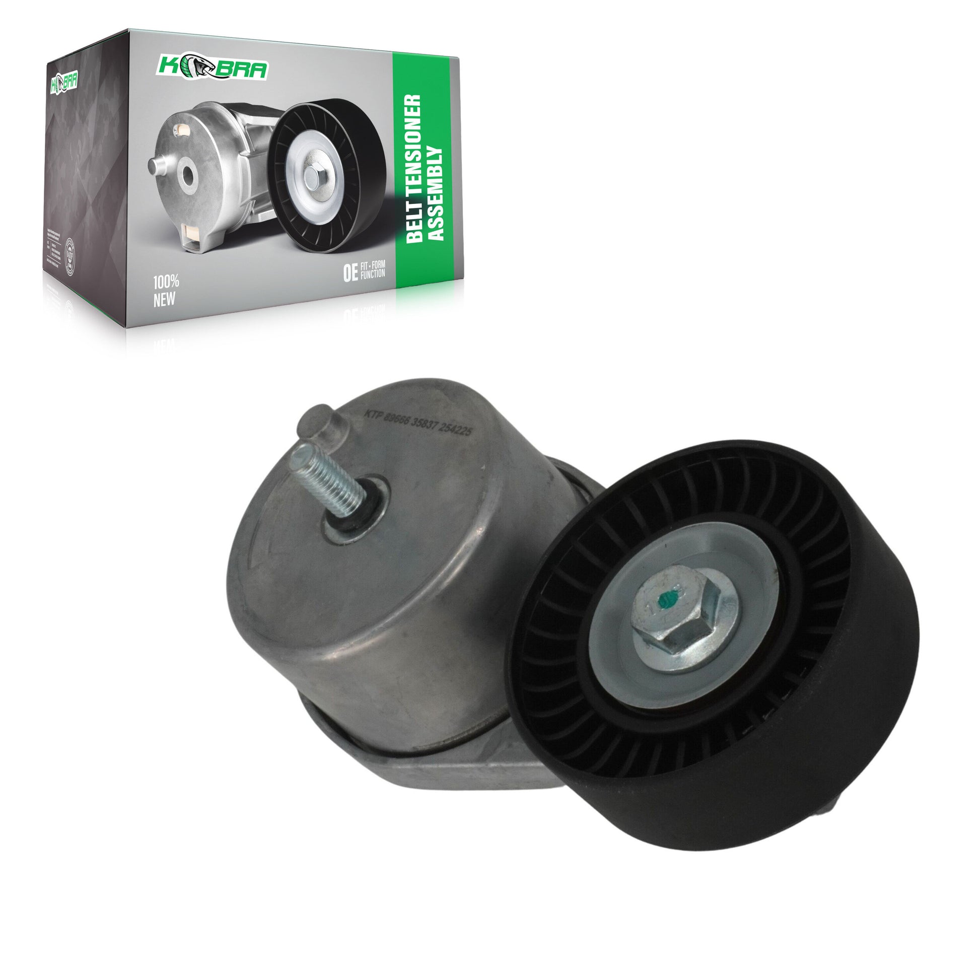 Kobra KTP-89666 Accessory Drive Belt Tensioner Assembly for 2013-2024 Ford F-150, Ford Lobo, Lincoln Mark LT - Air Conditioning