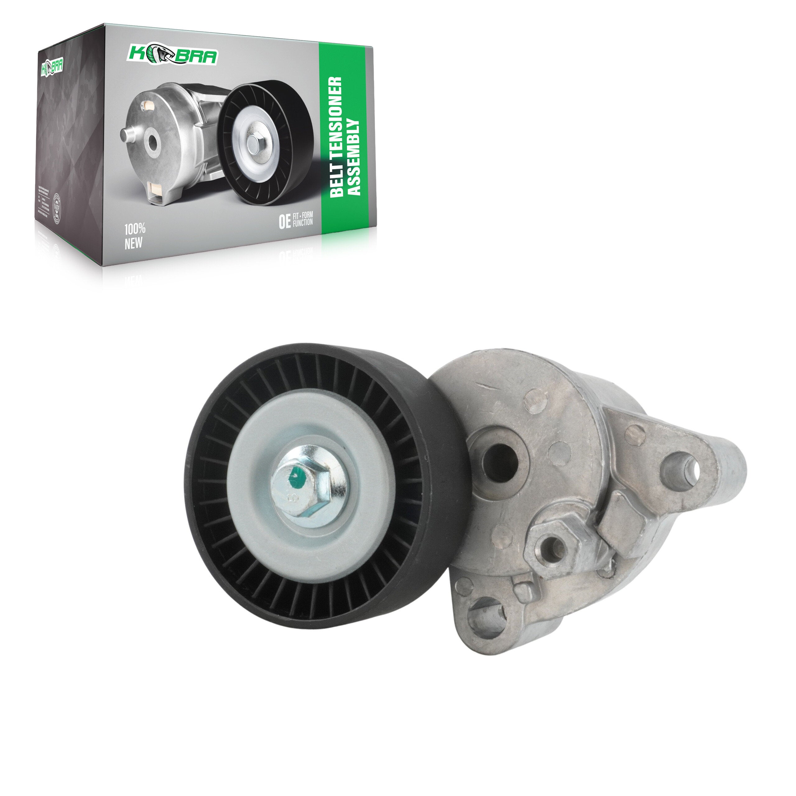 Kobra KTP-89736 Accessory Drive Belt Tensioner Assembly for 2015-2024 Ford Transit, Ford Transit-150, Ford Transit-250 - Air Conditioning and Power Steering
