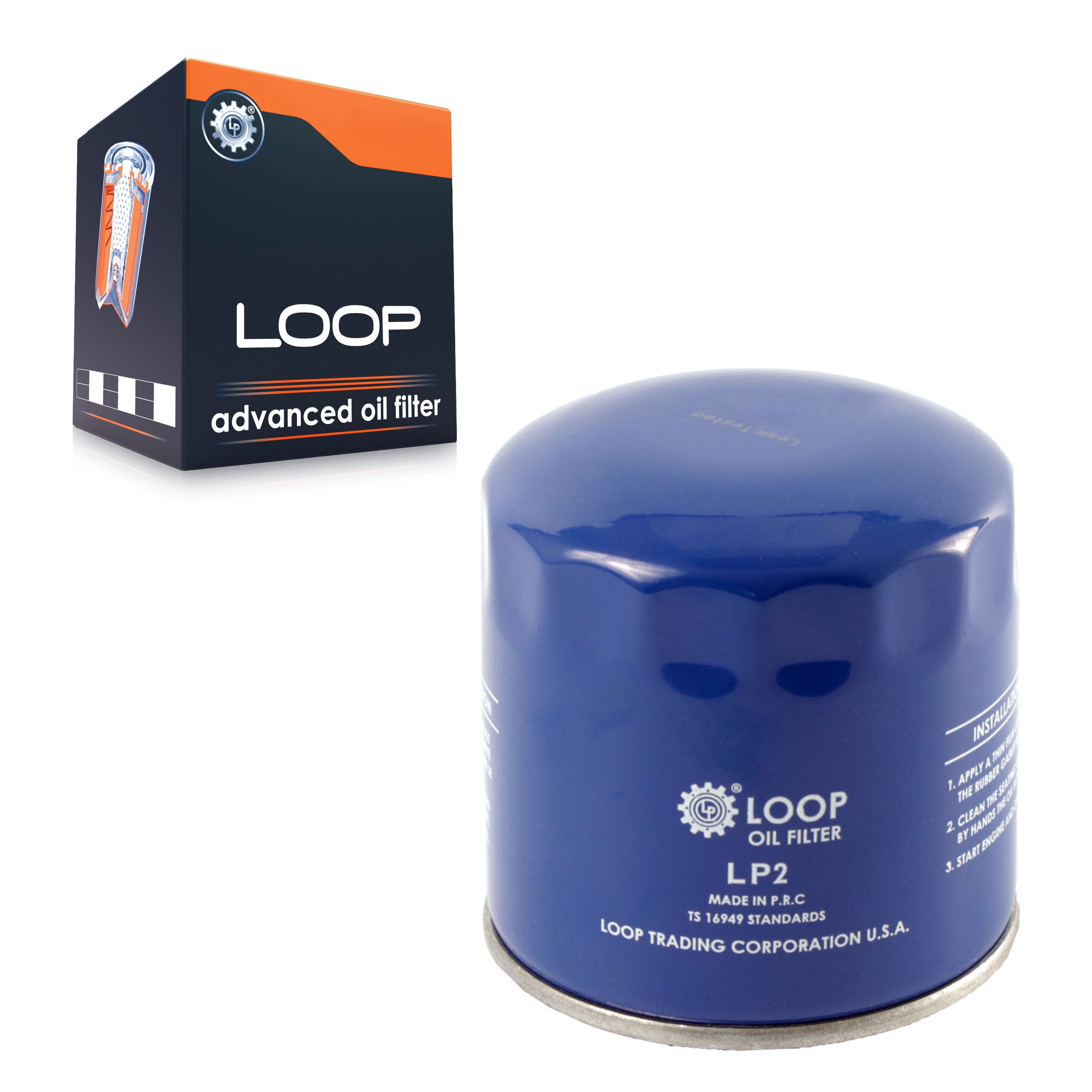 LOOP LOP-LP2 Engine Oil Filter for 1991-2026 Dodge Durango, Chrysler 300, Dodge Challenger - N/A